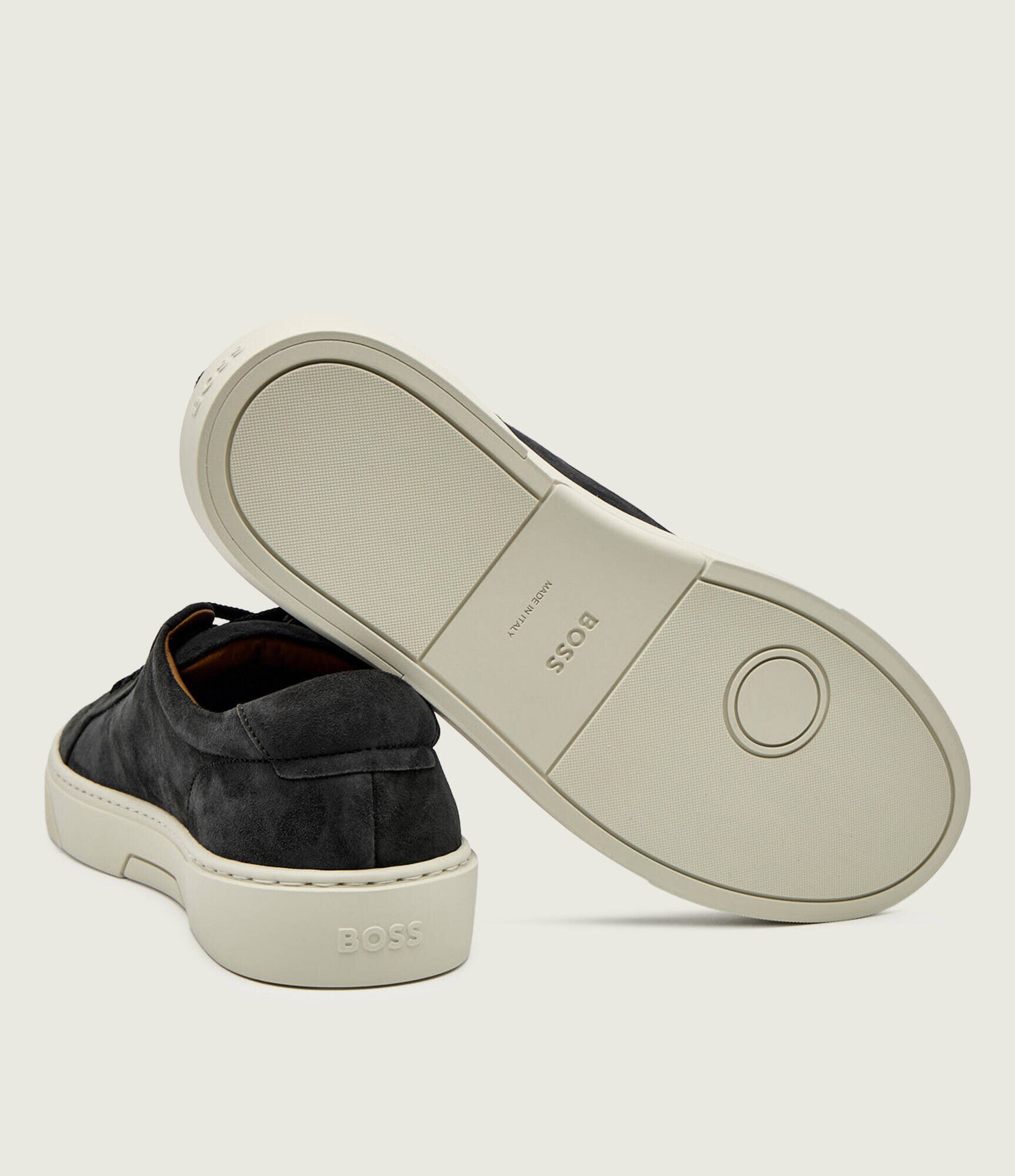 BOSS BLACK Sneakers Gary_Tenn_sdbbe | piele întoarsă