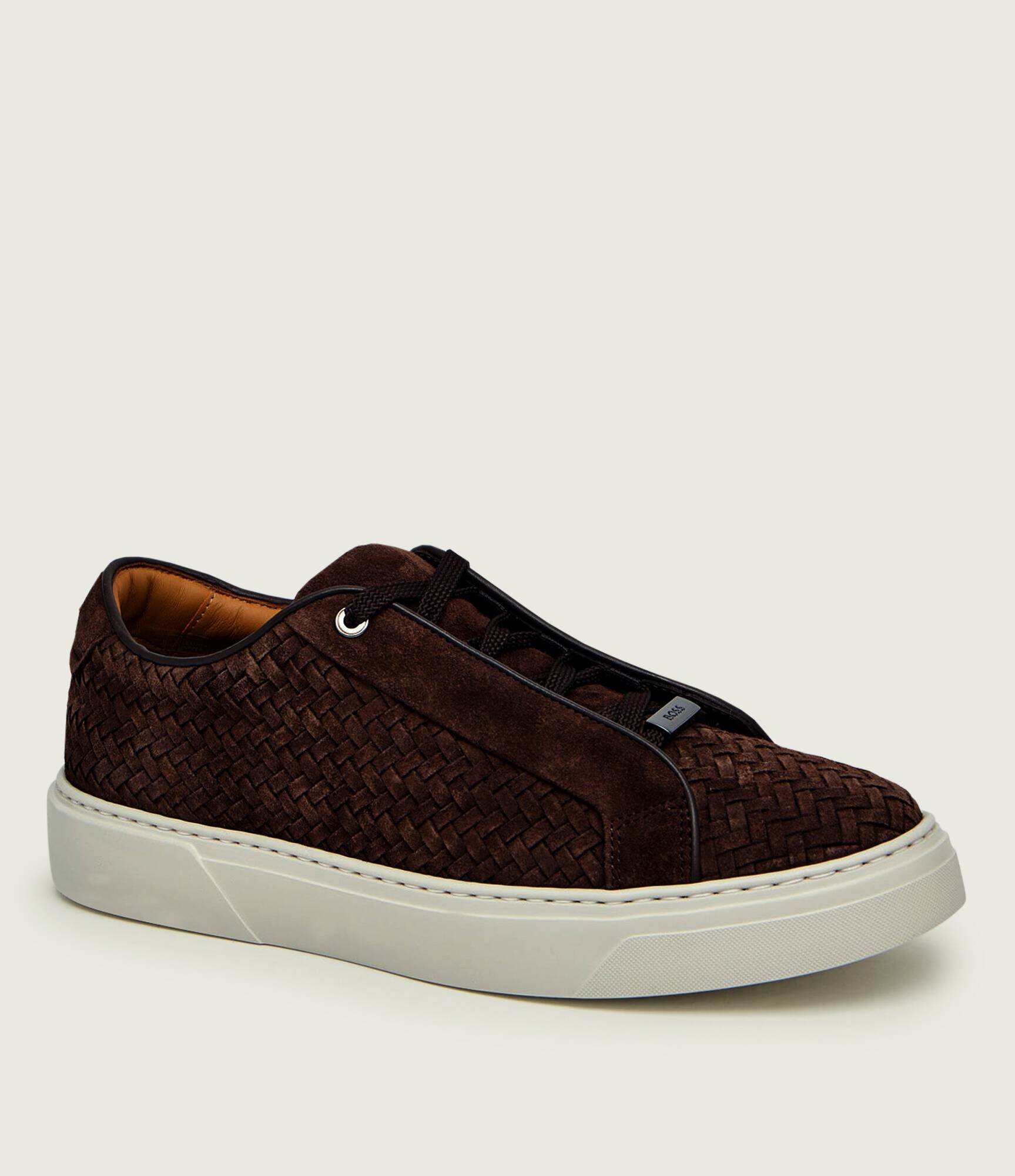BOSS BLACK Sneakers Gary_Tenn_sdwvhd | piele întoarsă
