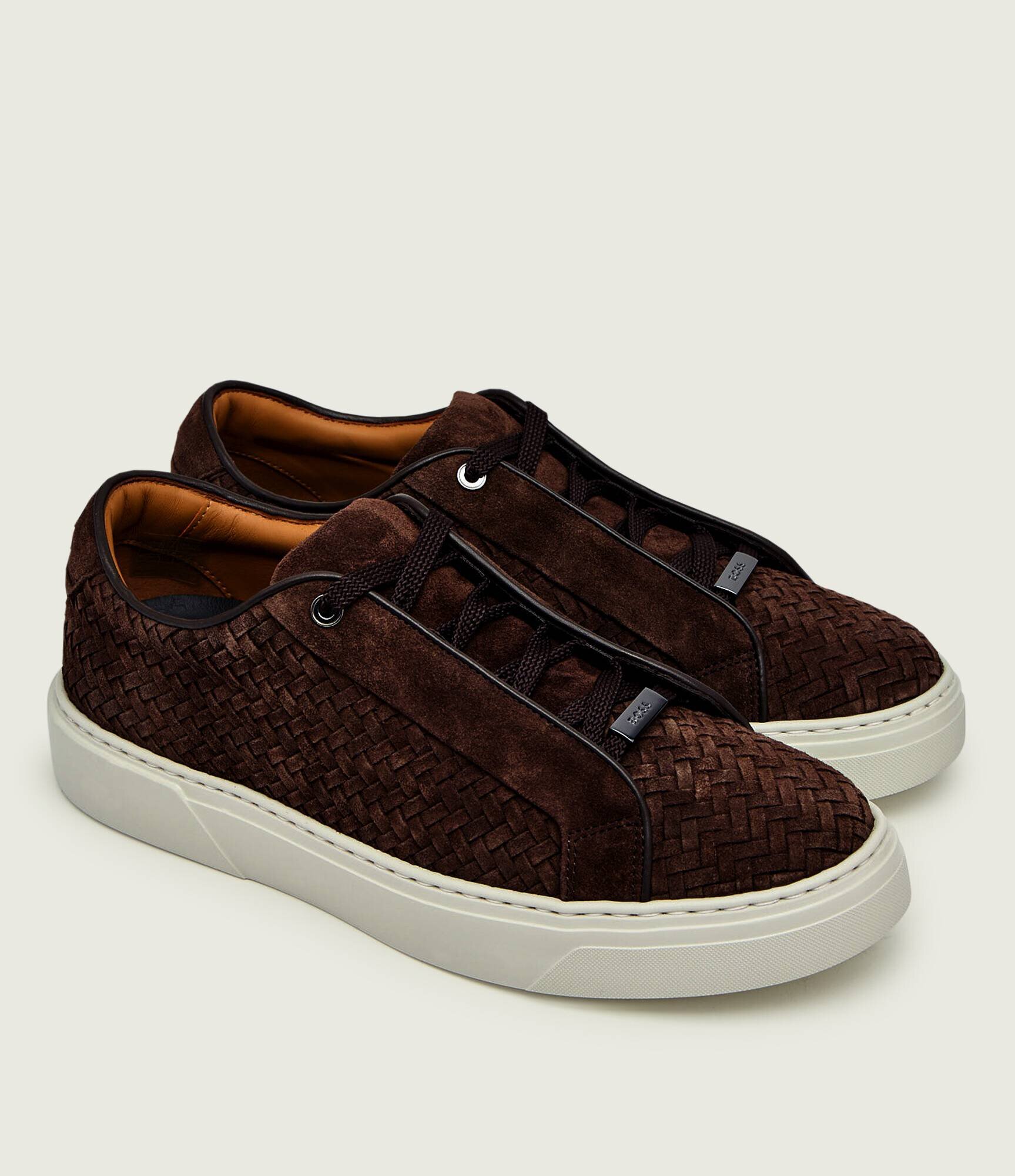 BOSS BLACK Sneakers Gary_Tenn_sdwvhd | piele întoarsă