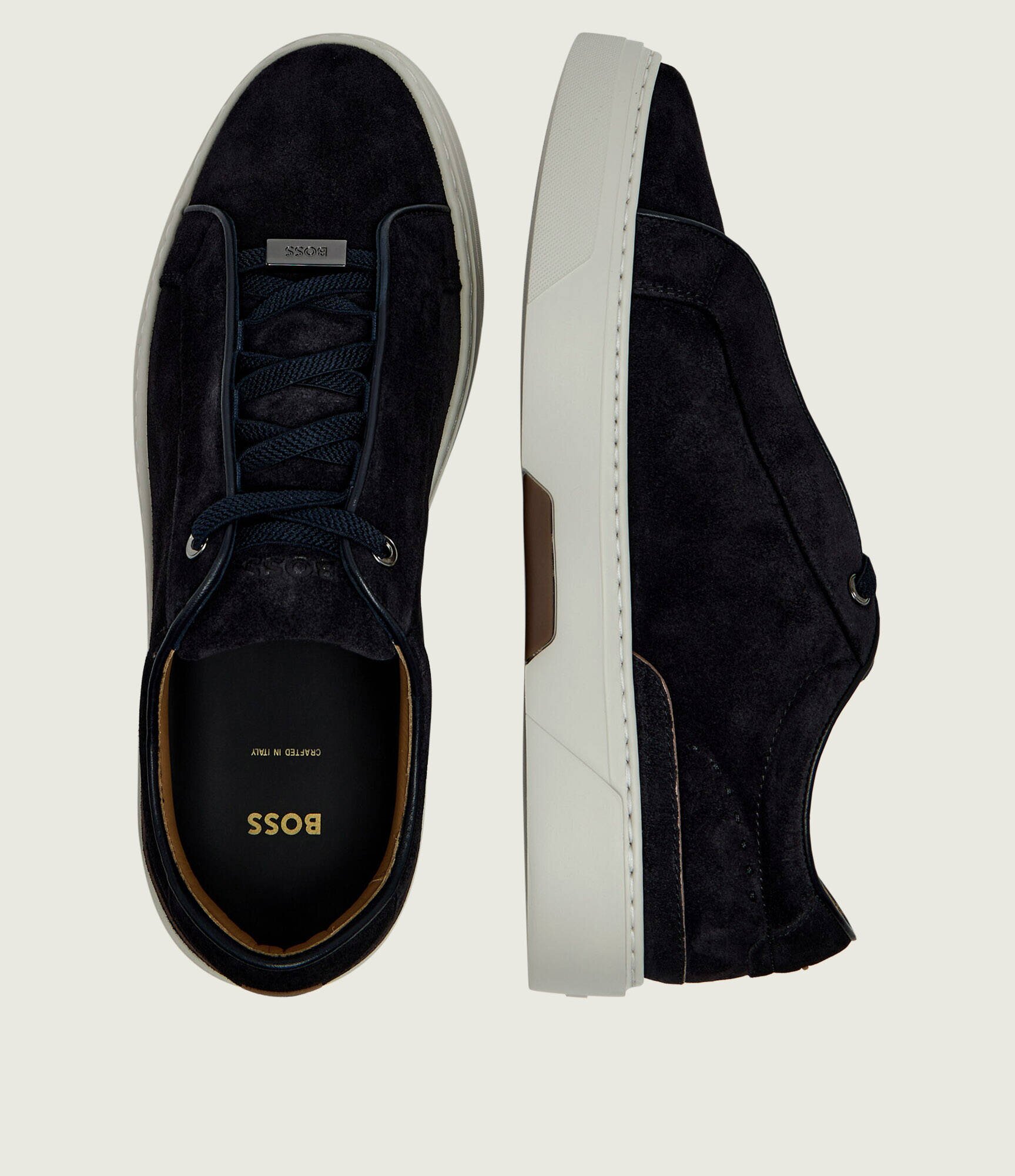 BOSS BLACK Sneakers GaryTenn_sdhdel | piele întoarsă