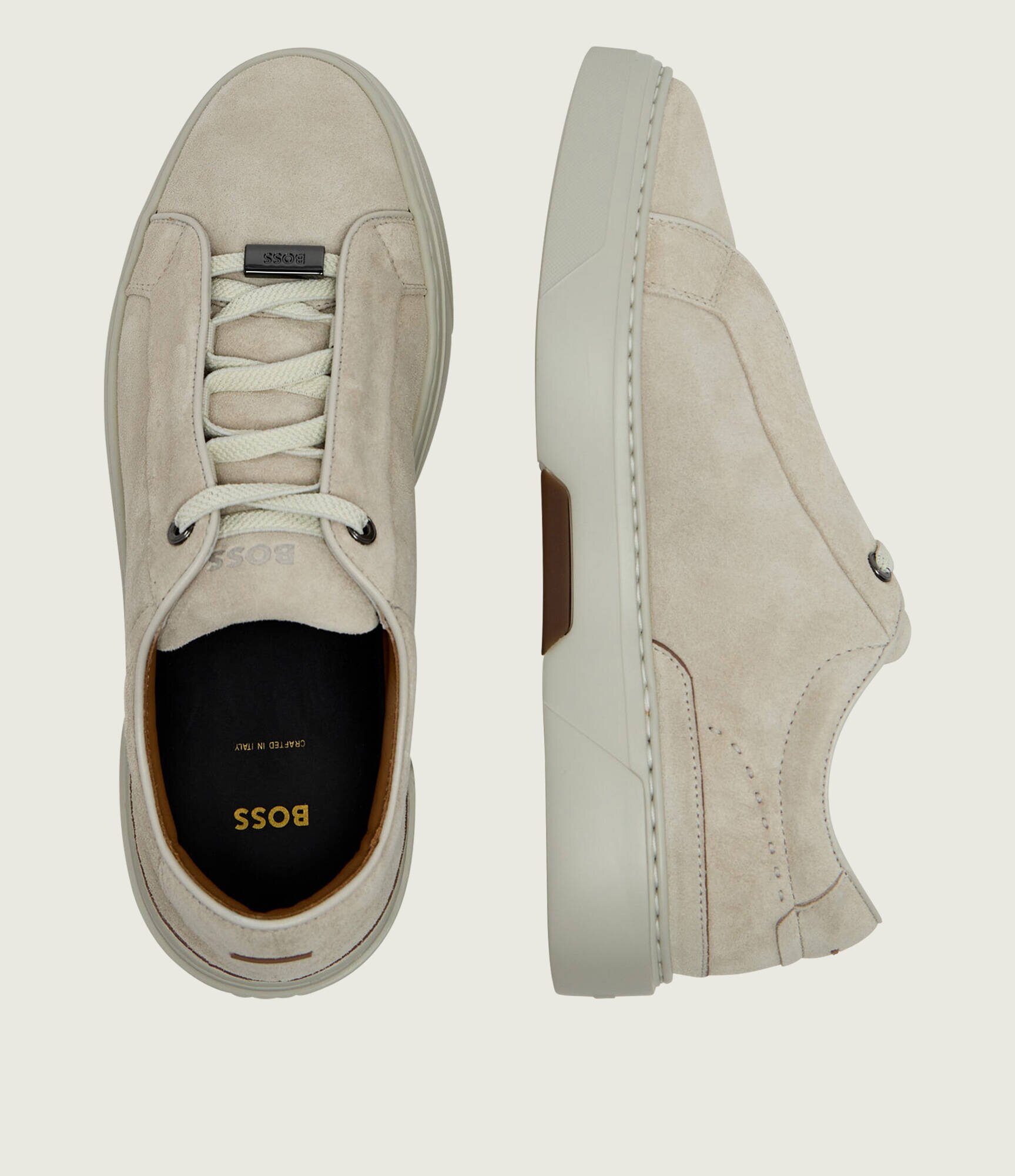 BOSS BLACK Sneakers GaryTenn_sdhdel | piele întoarsă