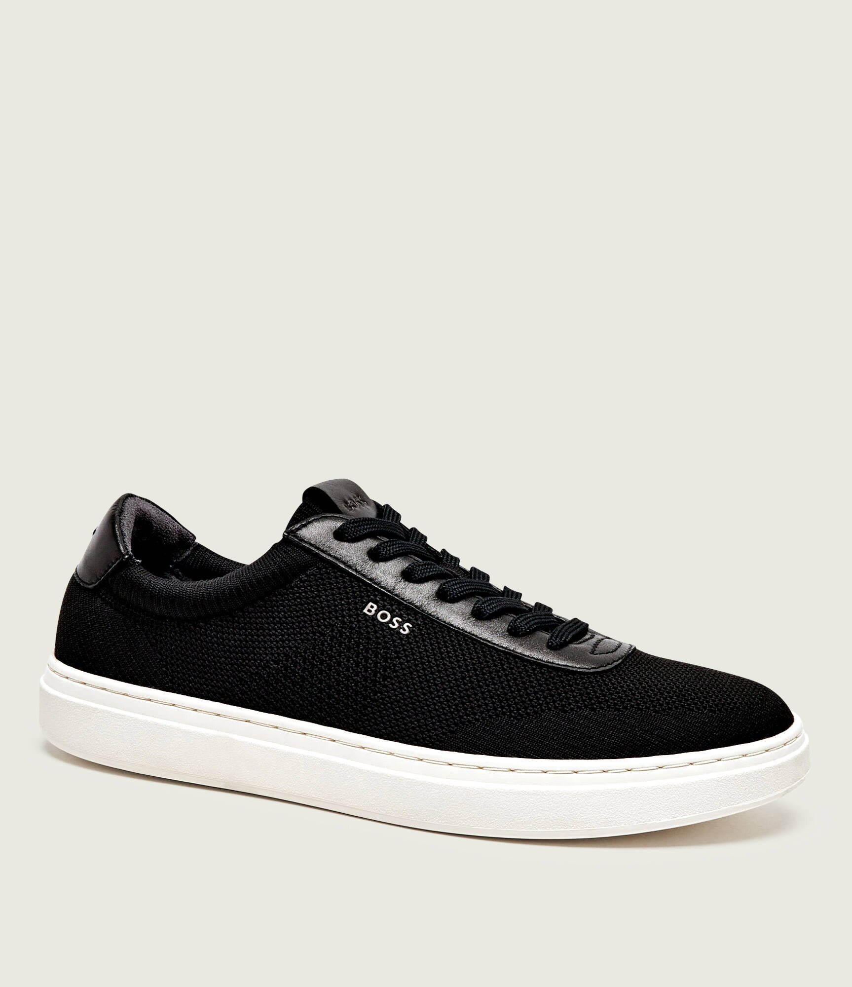BOSS BLACK Sneakers Kieran_Tenn_knal cu adaos de piele