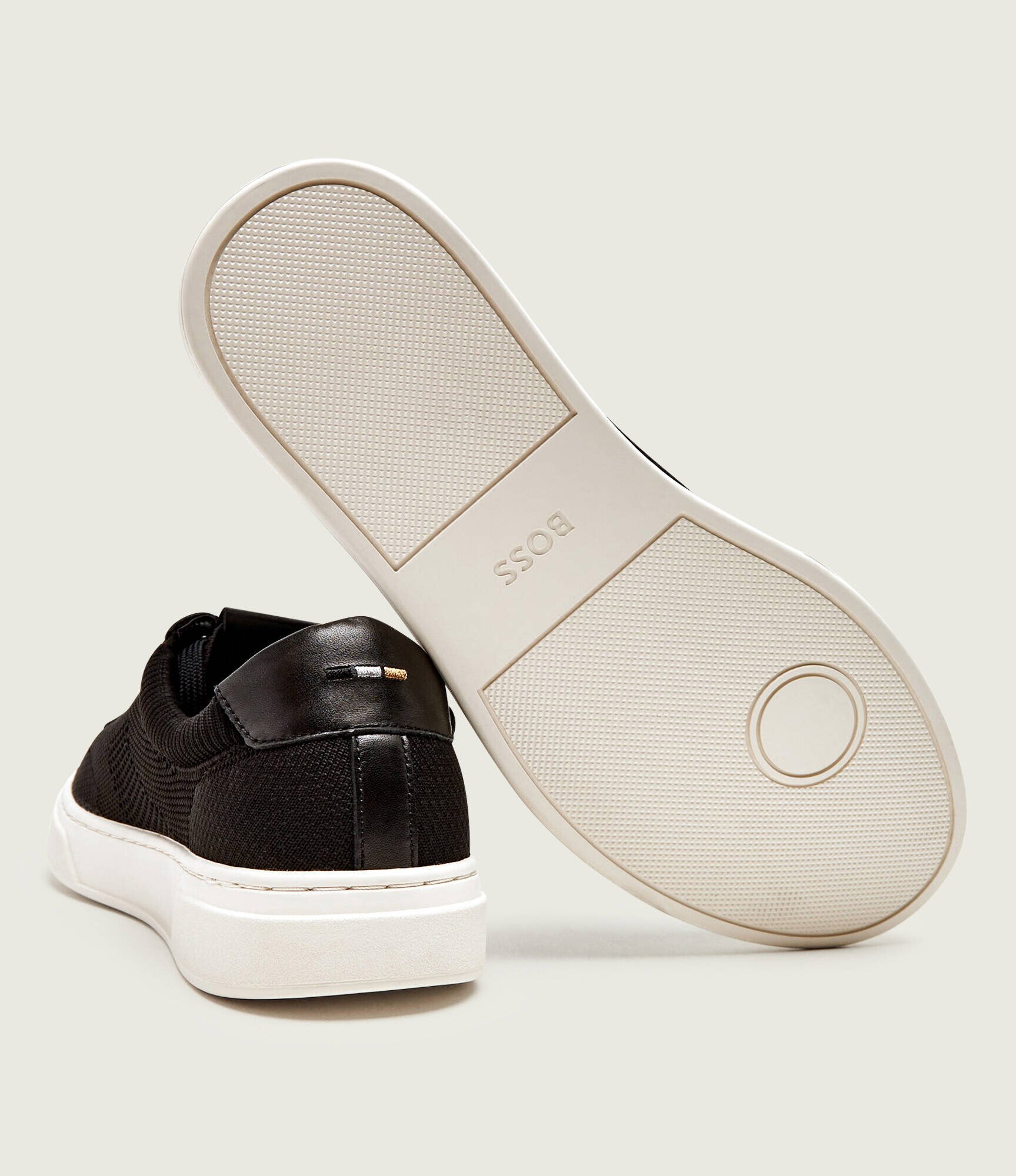 BOSS BLACK Sneakers Kieran_Tenn_knal cu adaos de piele