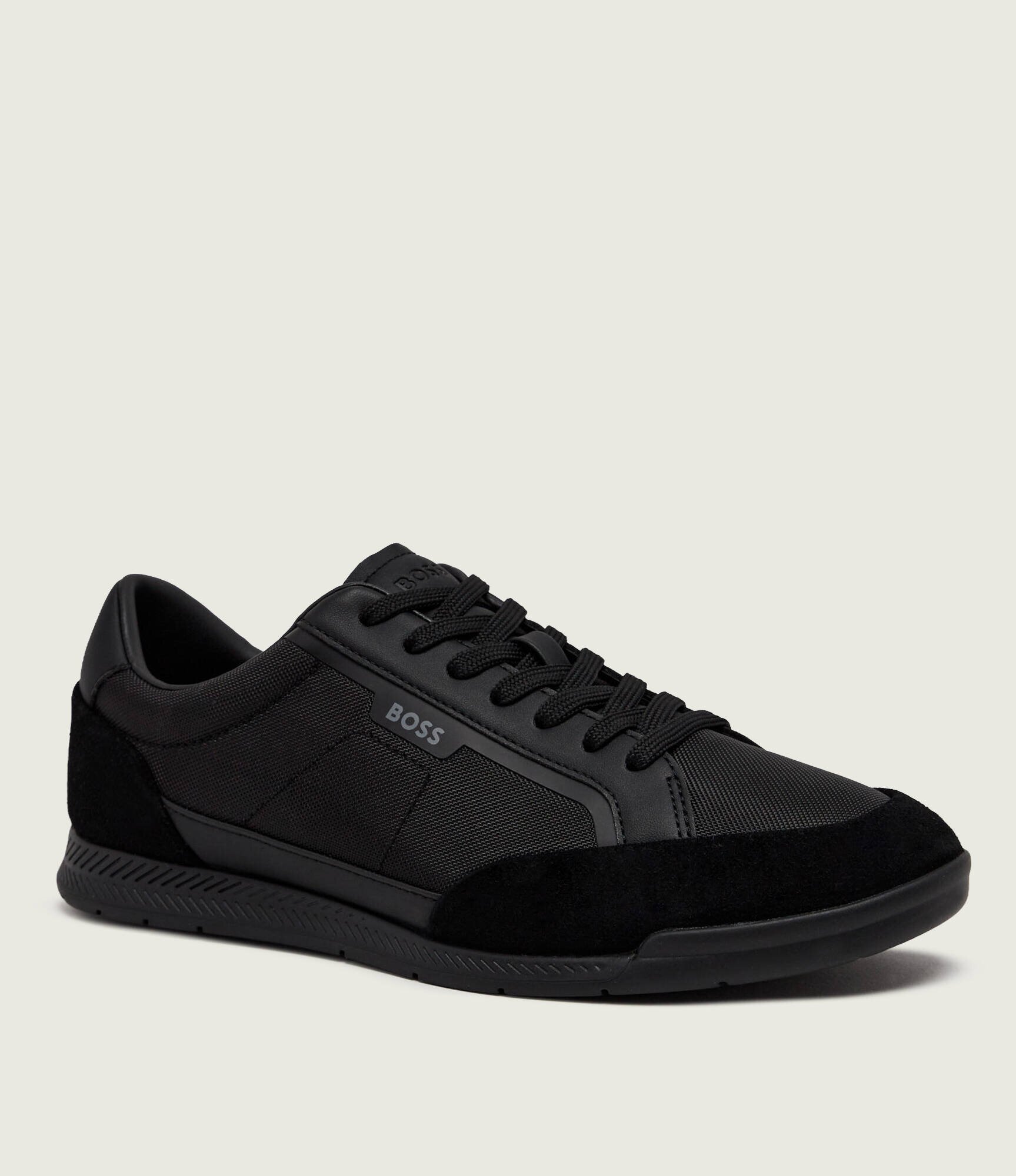 BOSS BLACK Sneakers Nitan_Lowp_sdbnyp | piele întoarsă