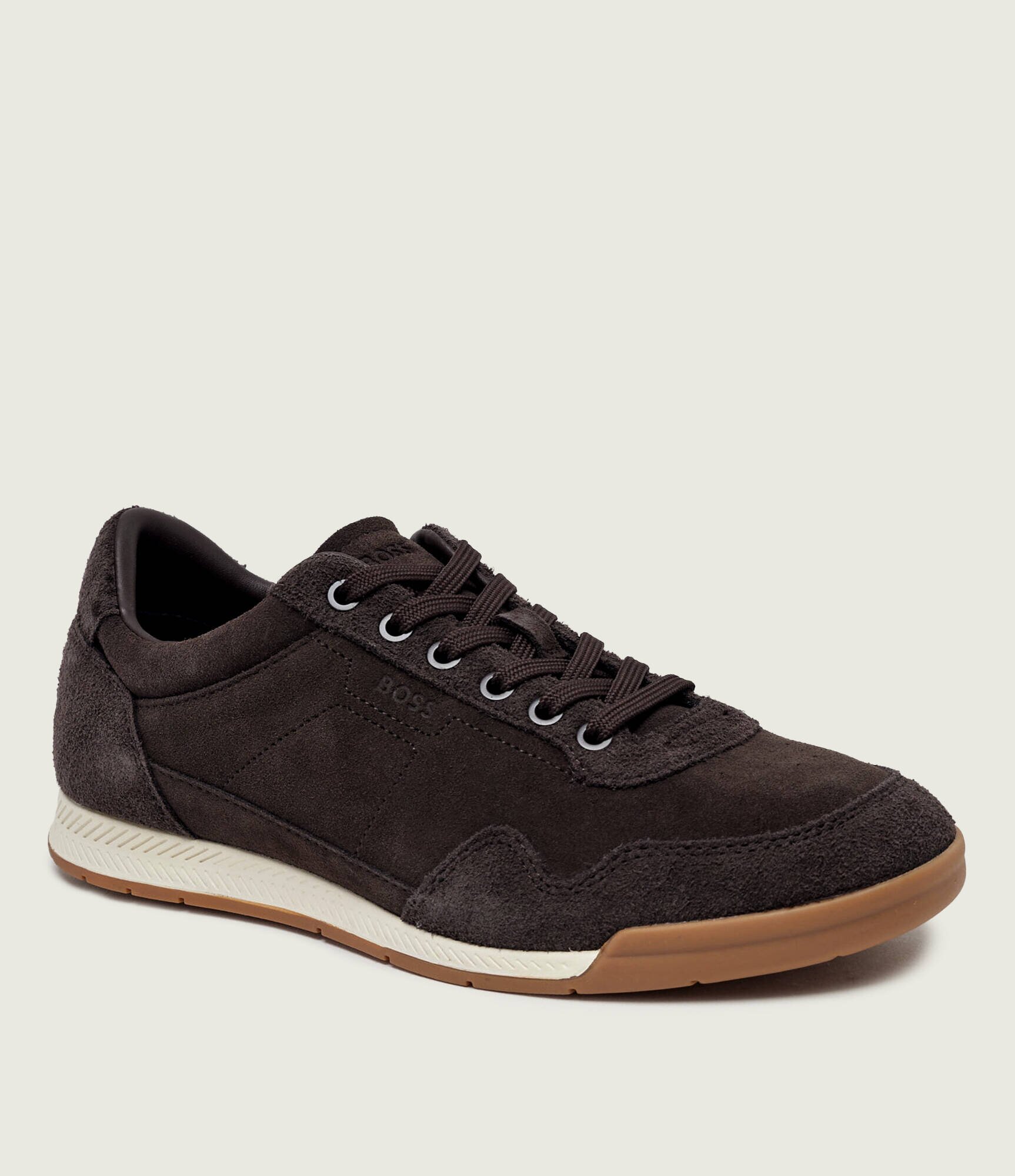 BOSS BLACK Sneakers Nitan_Lowp_sdhsd | piele întoarsă