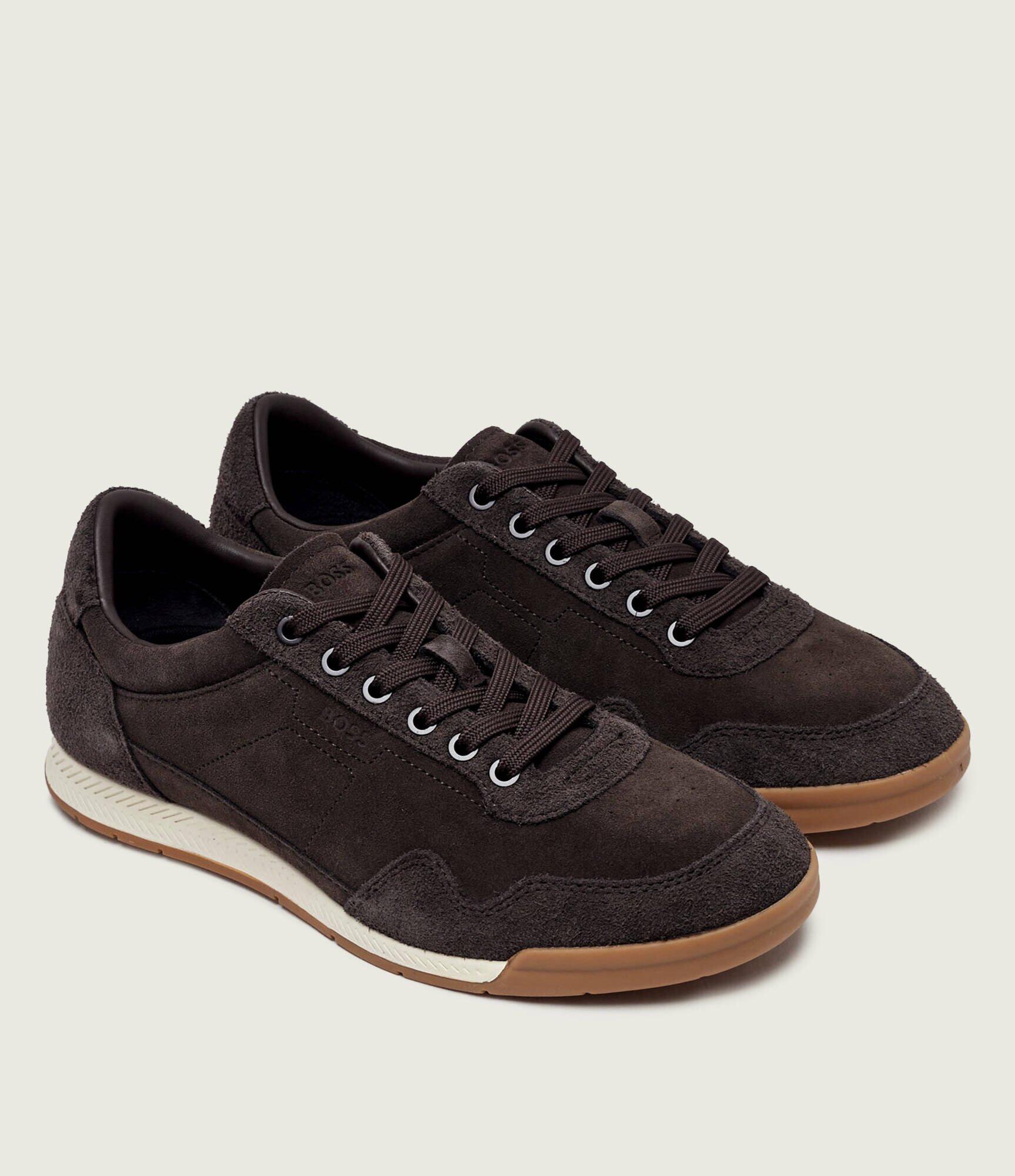 BOSS BLACK Sneakers Nitan_Lowp_sdhsd | piele întoarsă