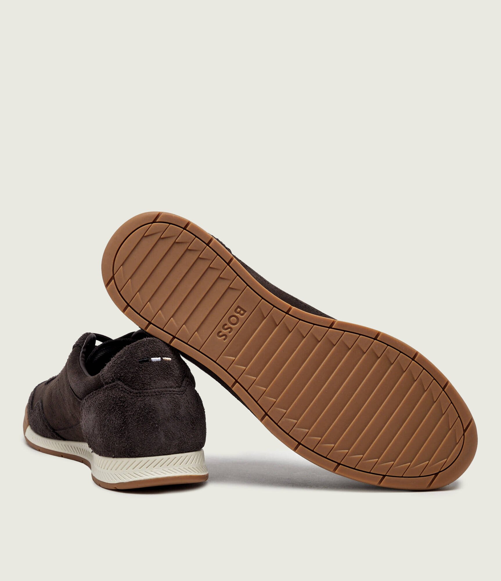 BOSS BLACK Sneakers Nitan_Lowp_sdhsd | piele întoarsă