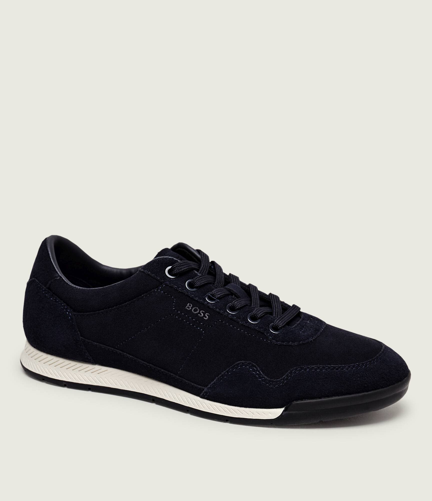 BOSS BLACK Sneakers Nitan_Lowp_sdhsd | piele întoarsă