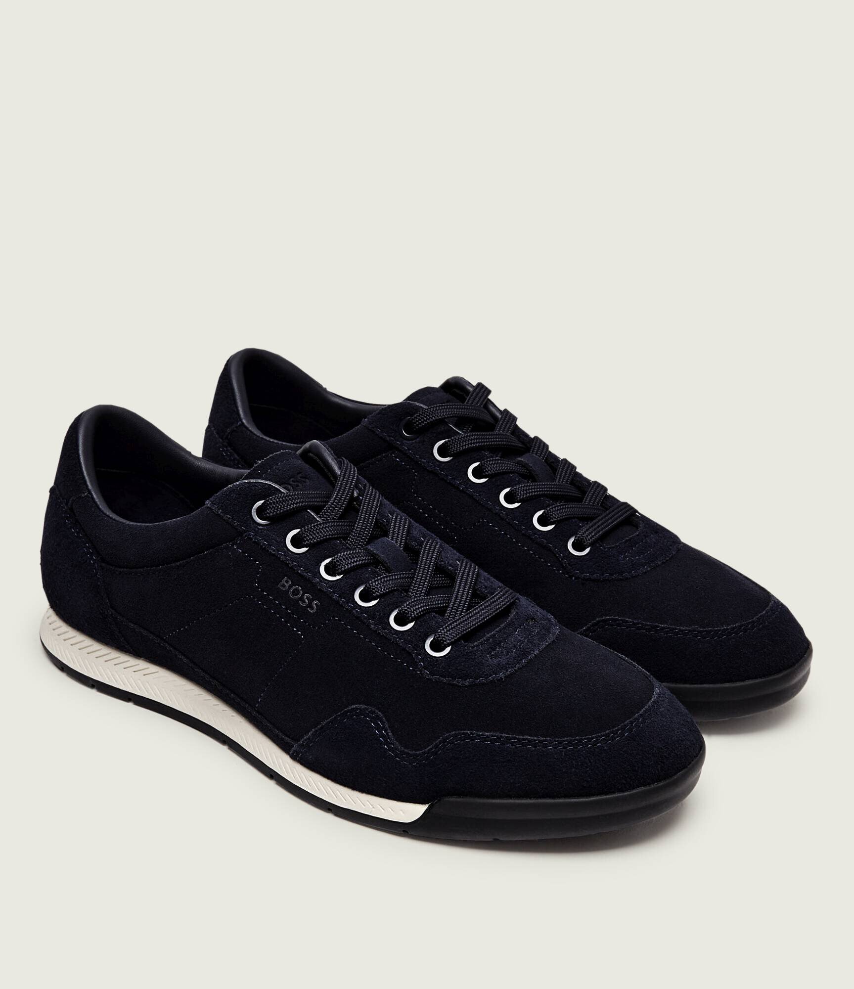 BOSS BLACK Sneakers Nitan_Lowp_sdhsd | piele întoarsă