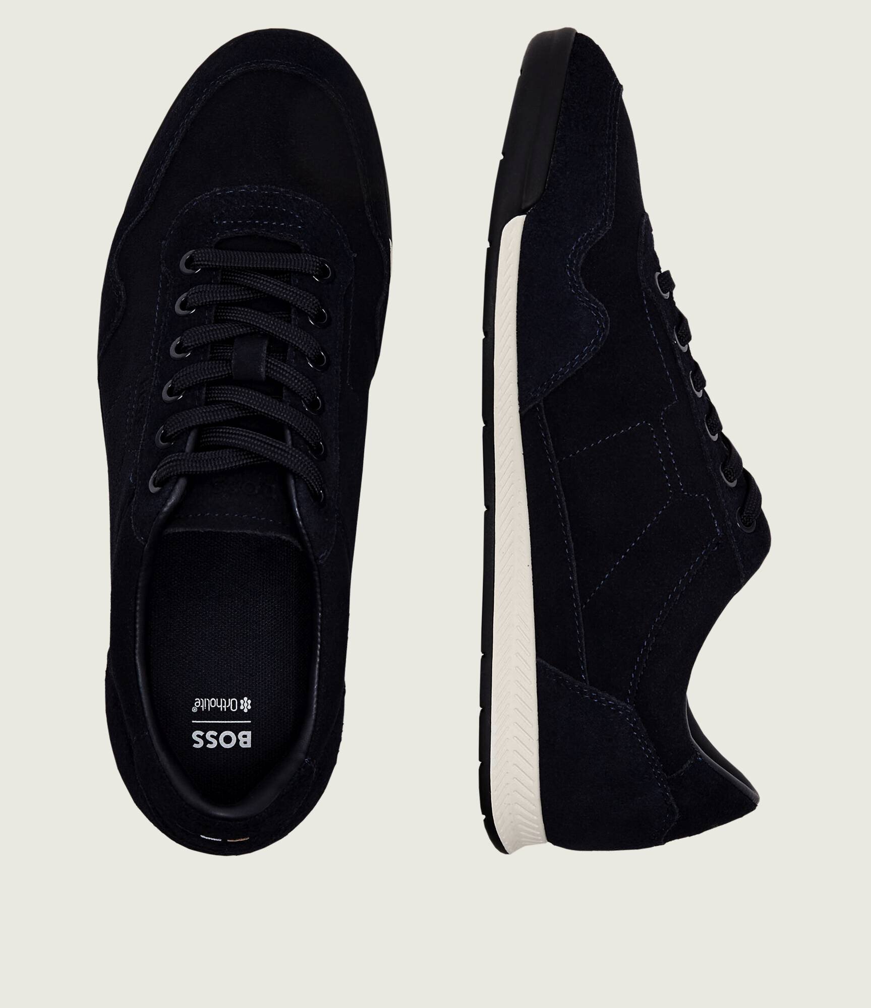BOSS BLACK Sneakers Nitan_Lowp_sdhsd | piele întoarsă