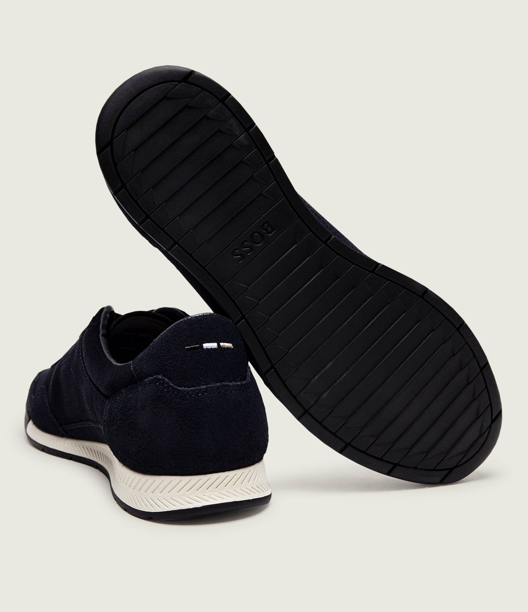 BOSS BLACK Sneakers Nitan_Lowp_sdhsd | piele întoarsă