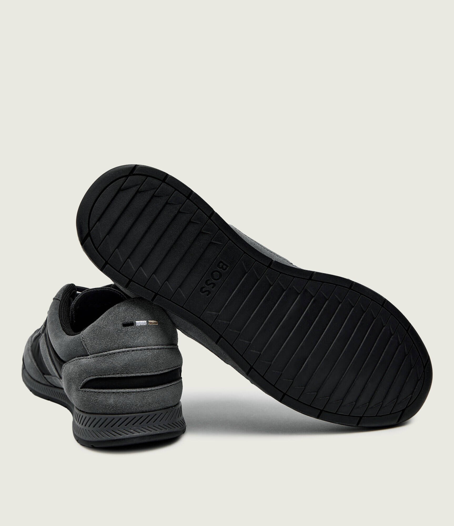 BOSS BLACK Sneakers Nitan_Lowp_sdpny | piele întoarsă