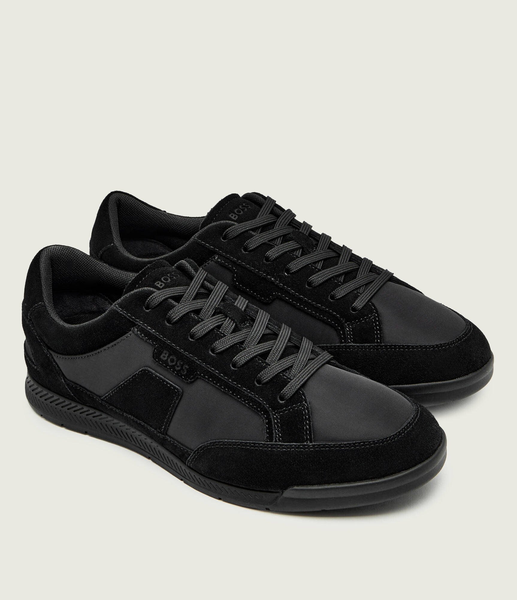 BOSS BLACK Sneakers Nitan_Lowp_sdpny | piele întoarsă