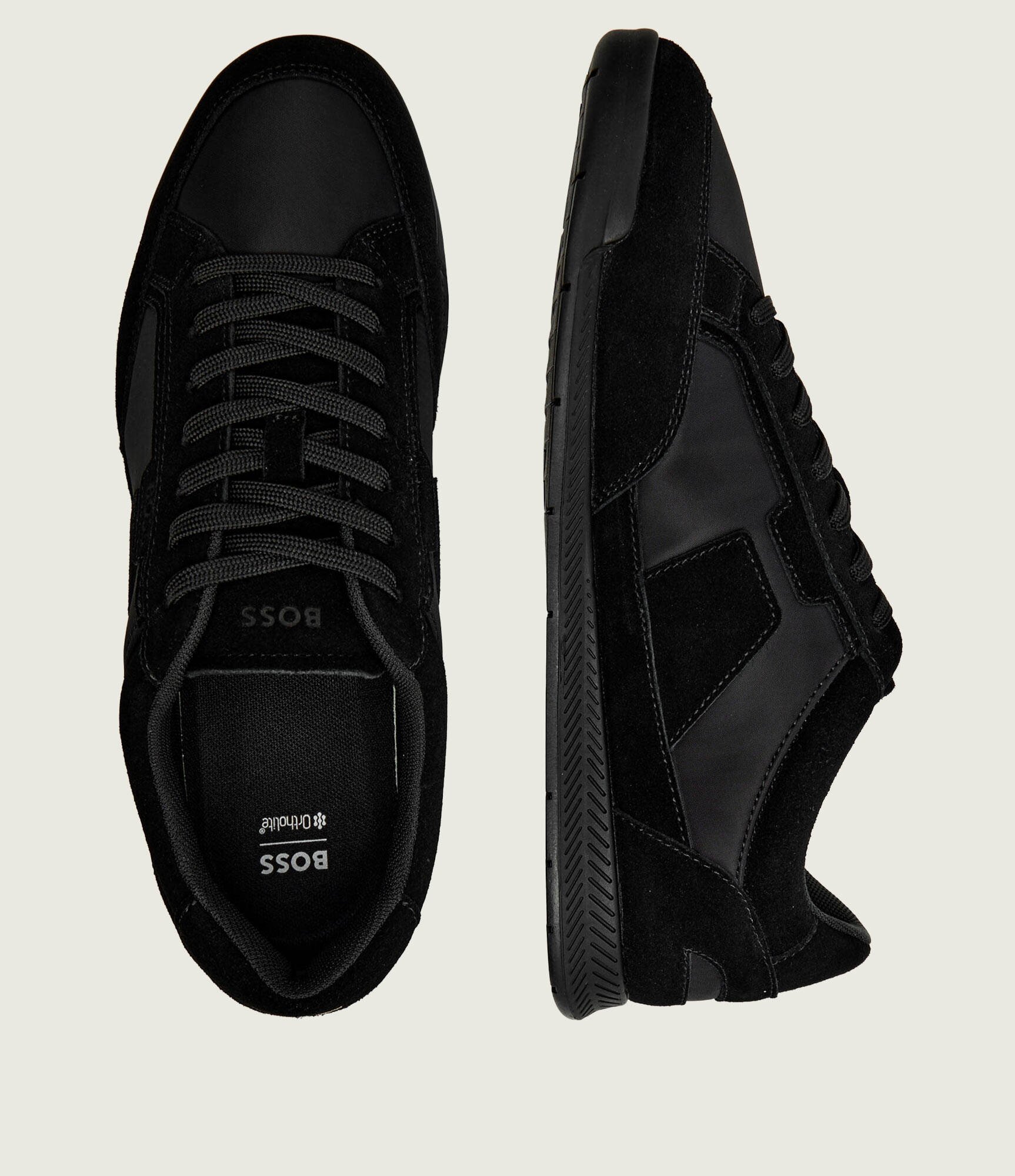 BOSS BLACK Sneakers Nitan_Lowp_sdpny | piele întoarsă