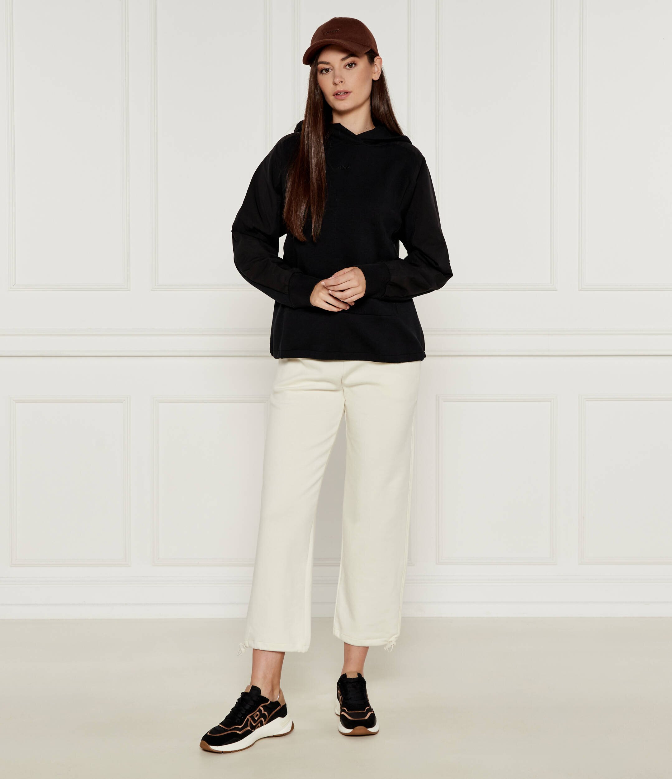 BOSS BLACK Sneakers Skylar | piele întoarsă