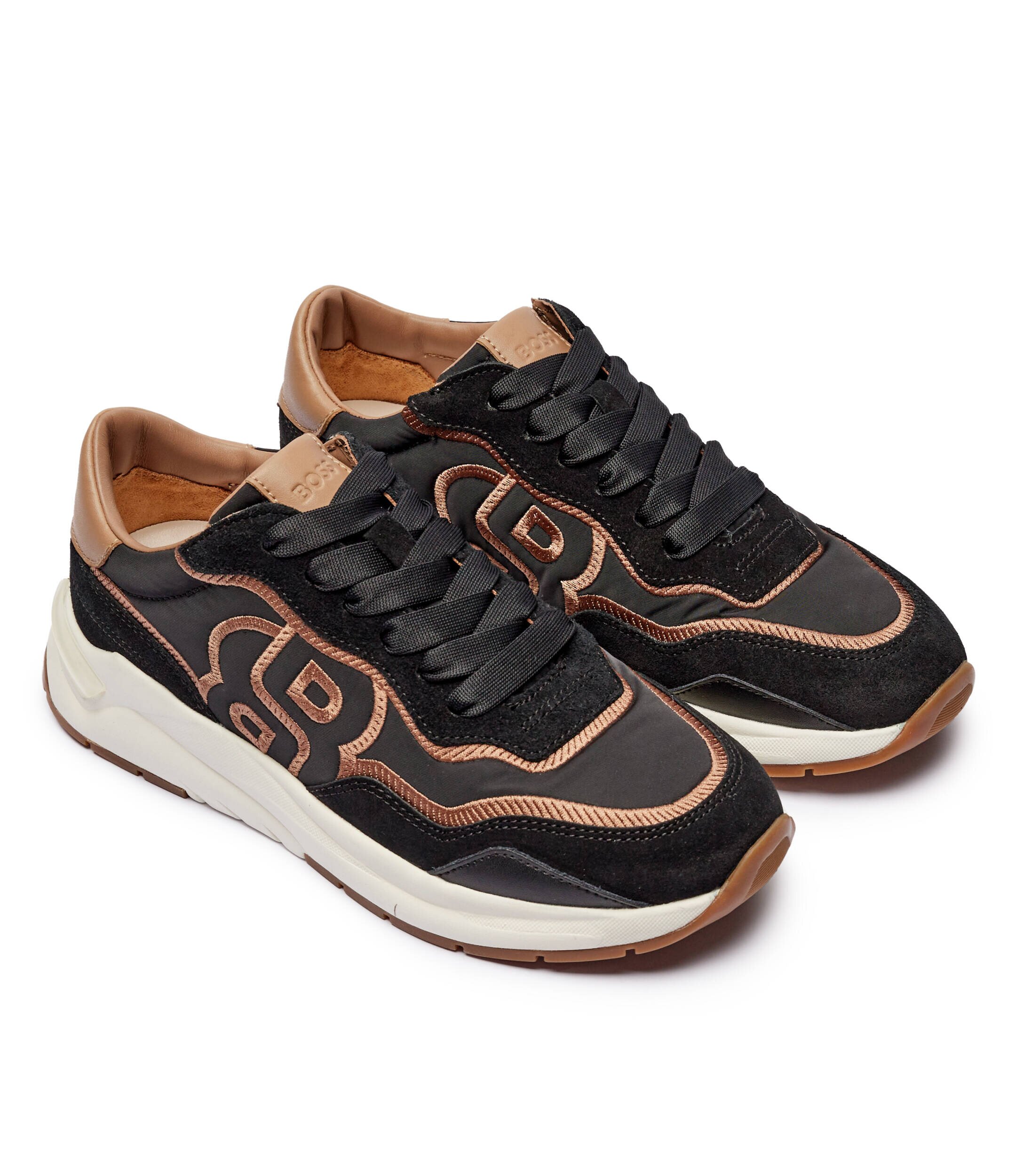 BOSS BLACK Sneakers Skylar | piele întoarsă