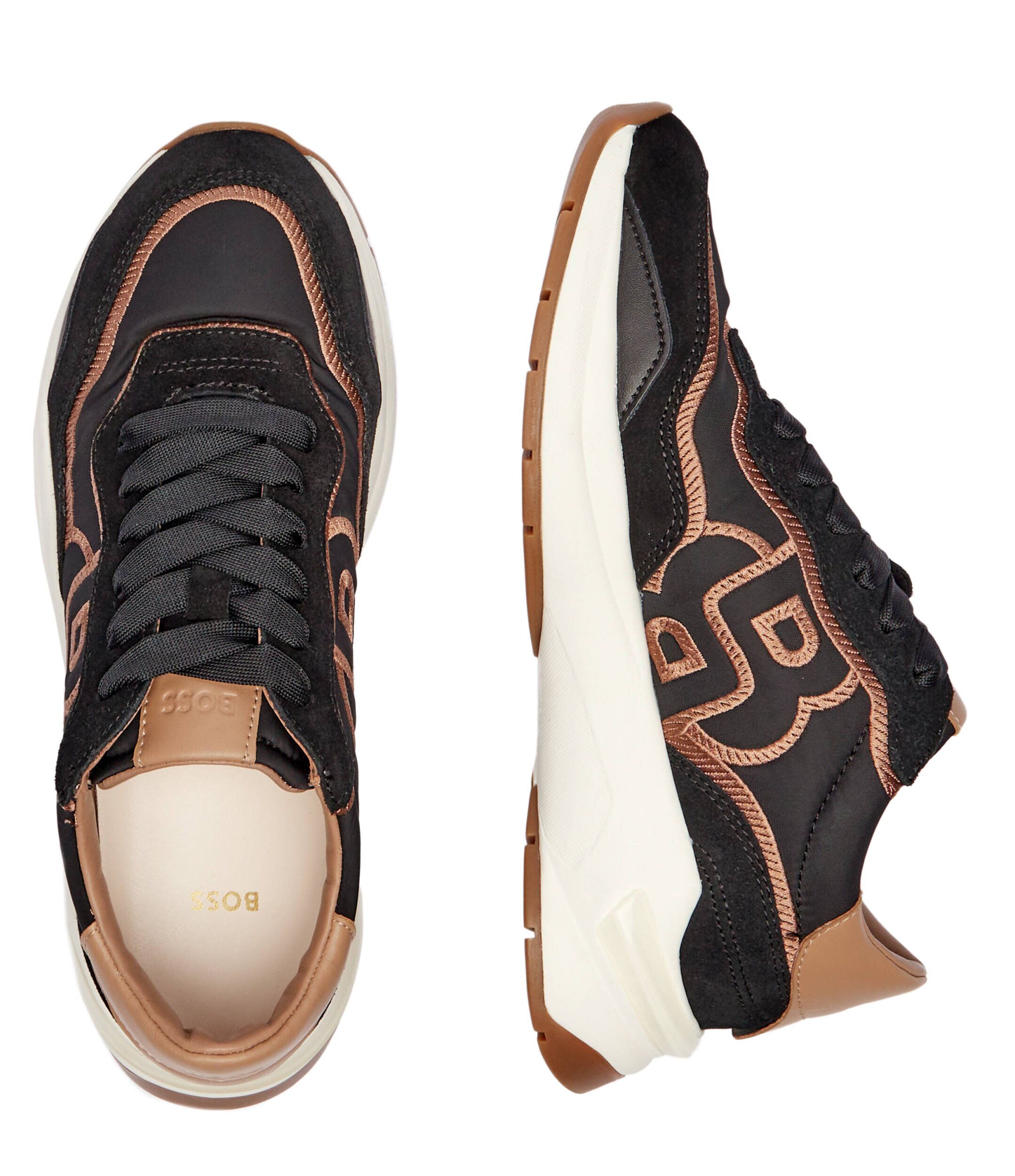 BOSS BLACK Sneakers Skylar | piele întoarsă