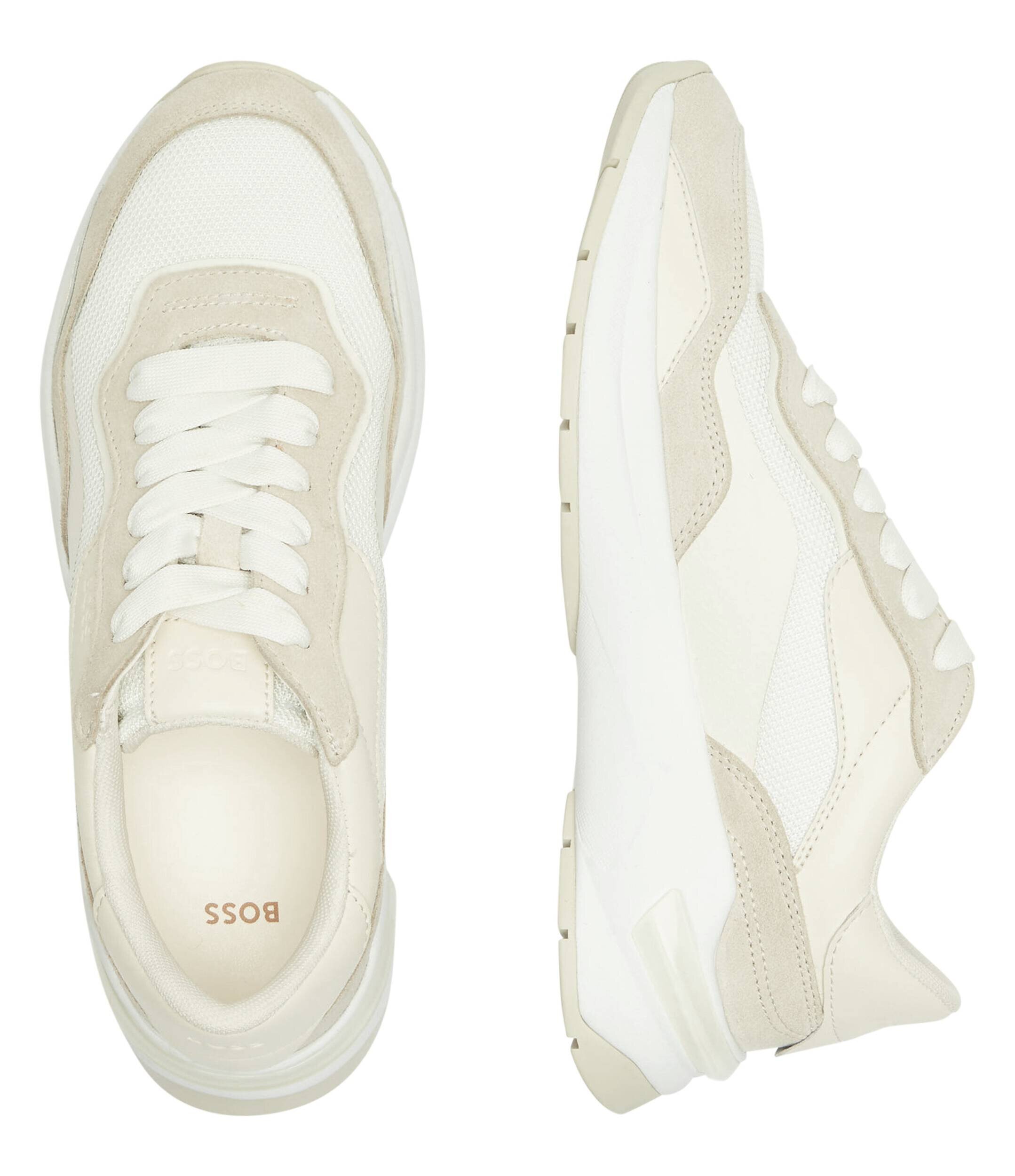 BOSS BLACK Sneakers Skylar_Runn_meth | piele întoarsă