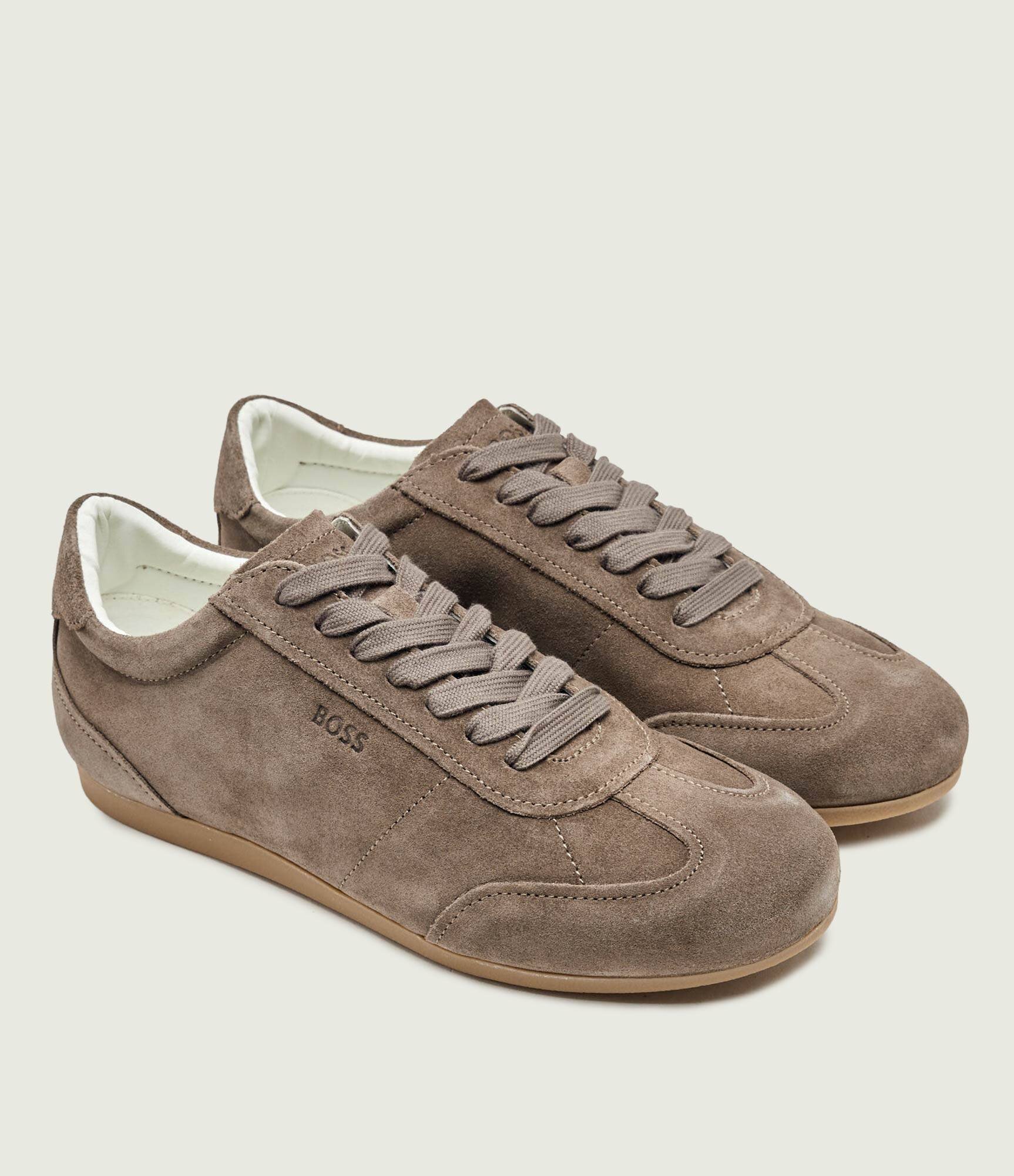BOSS BLACK Sneakers Solenne_Tenn_sd | piele întoarsă