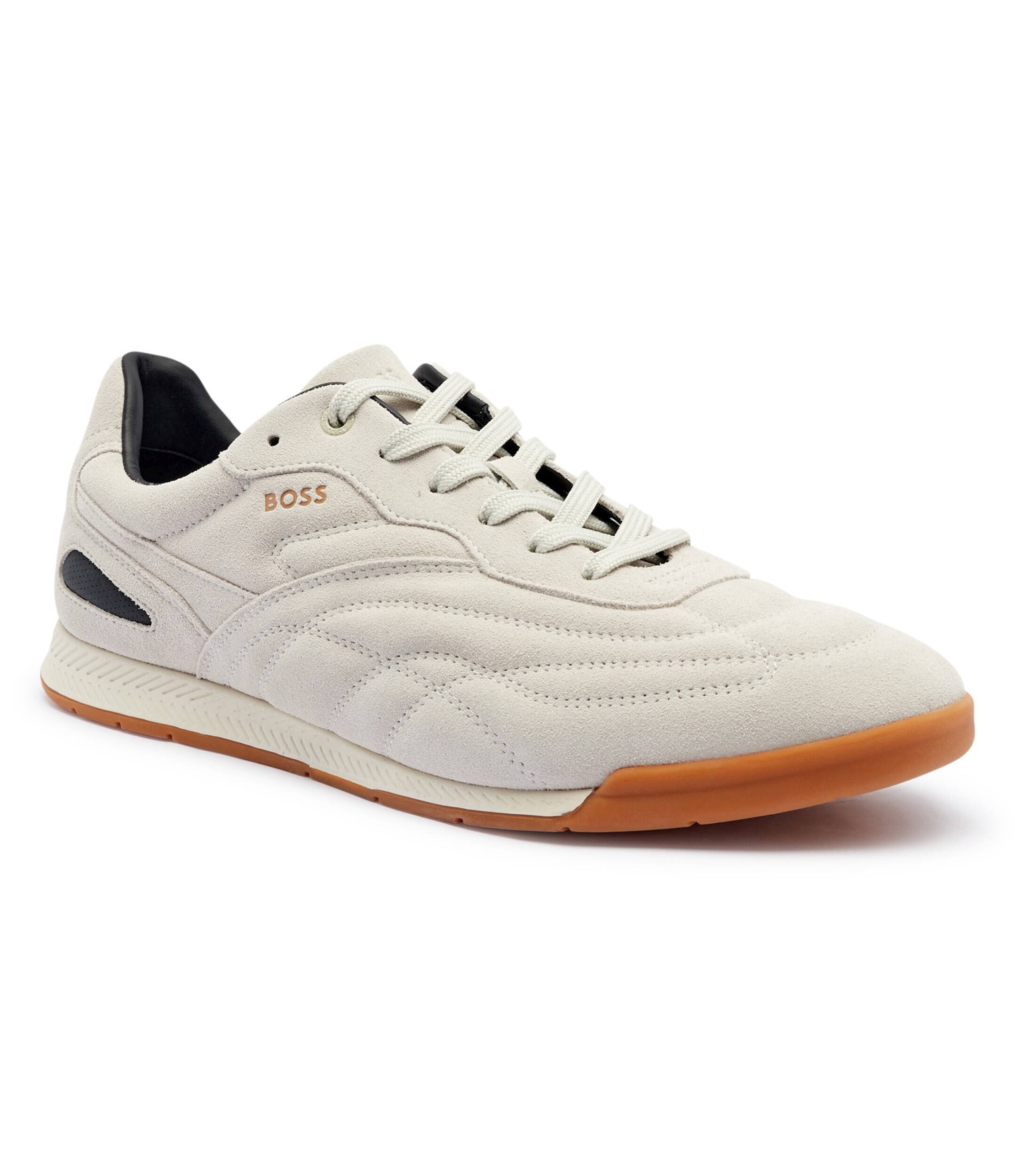BOSS BLACK Sneakers Titanium SL_sdmt | piele întoarsă