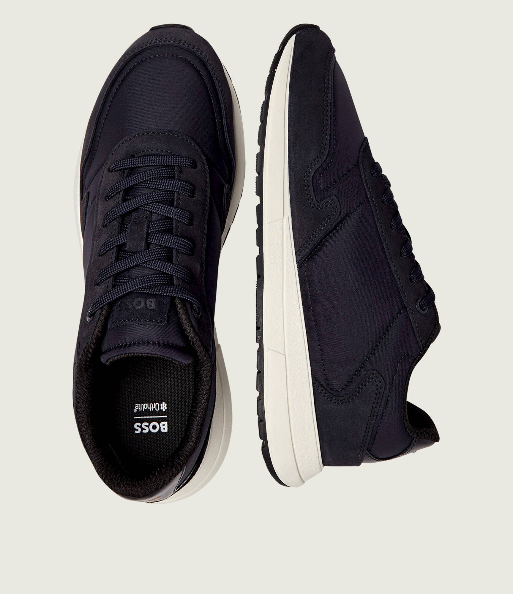 BOSS BLACK Sneakers Vinston_Runn_nysd | piele întoarsă