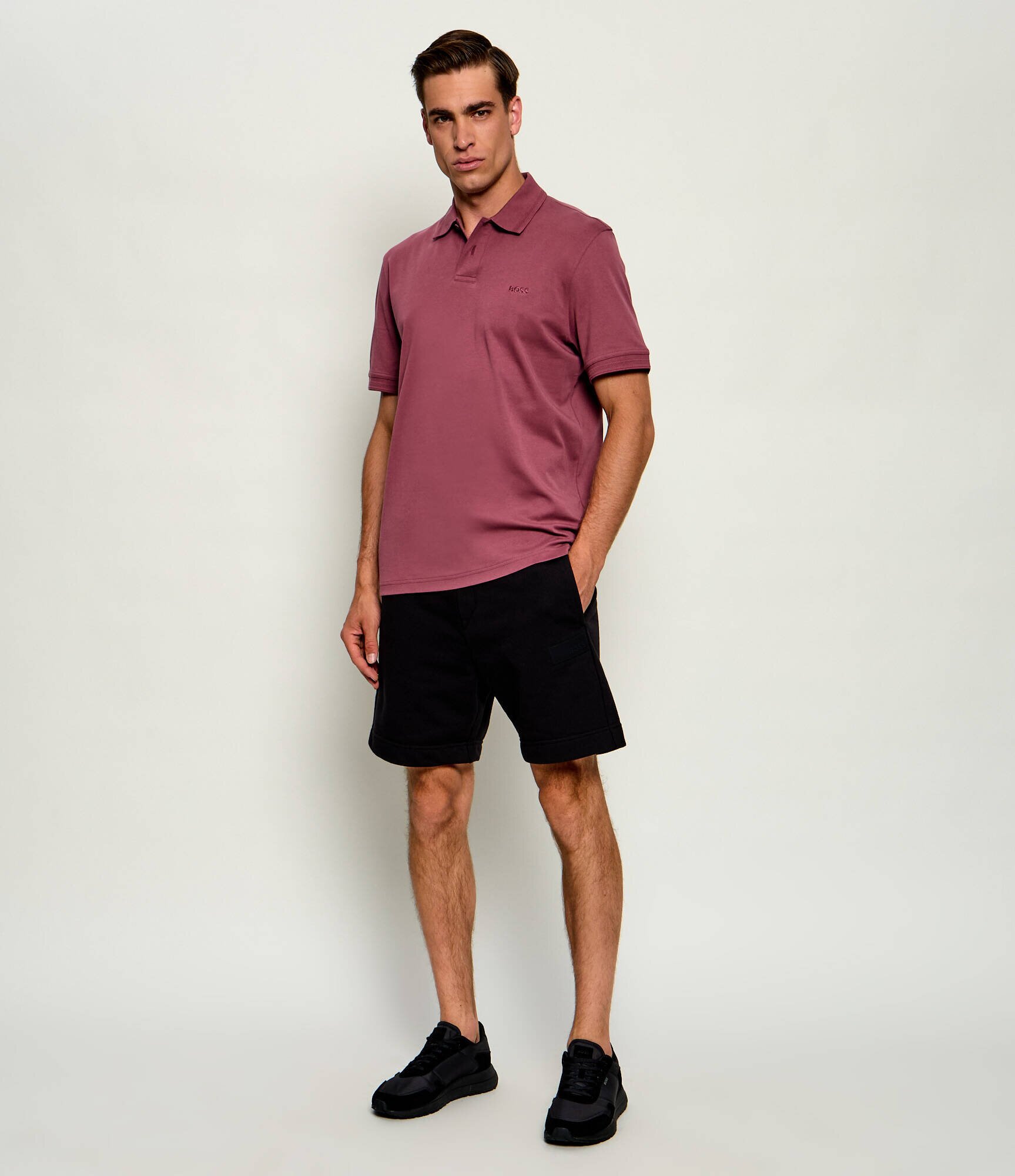 BOSS BLACK Sneakers Vinston_Runn_nysd | piele întoarsă