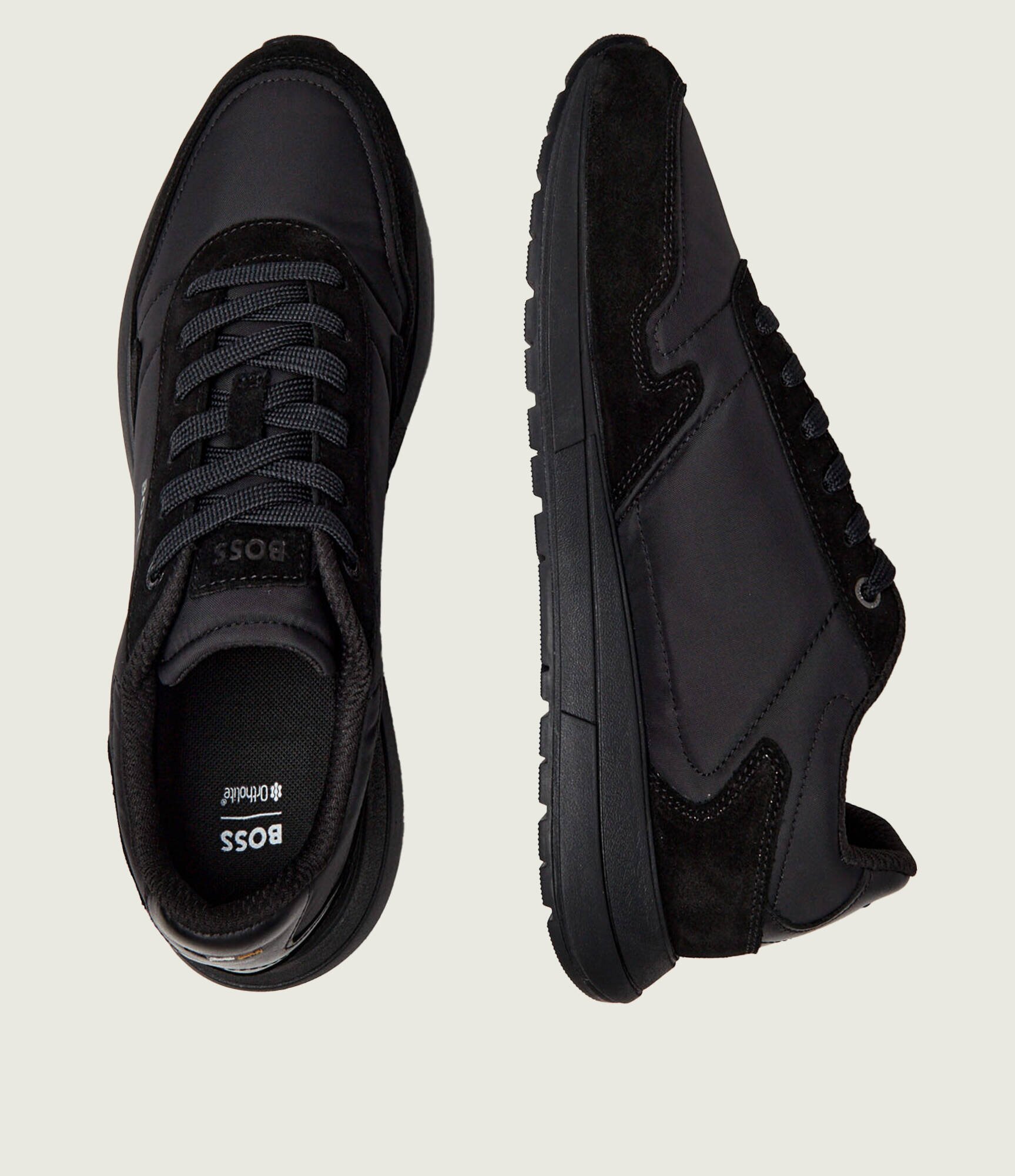 BOSS BLACK Sneakers Vinston_Runn_nysd | piele întoarsă