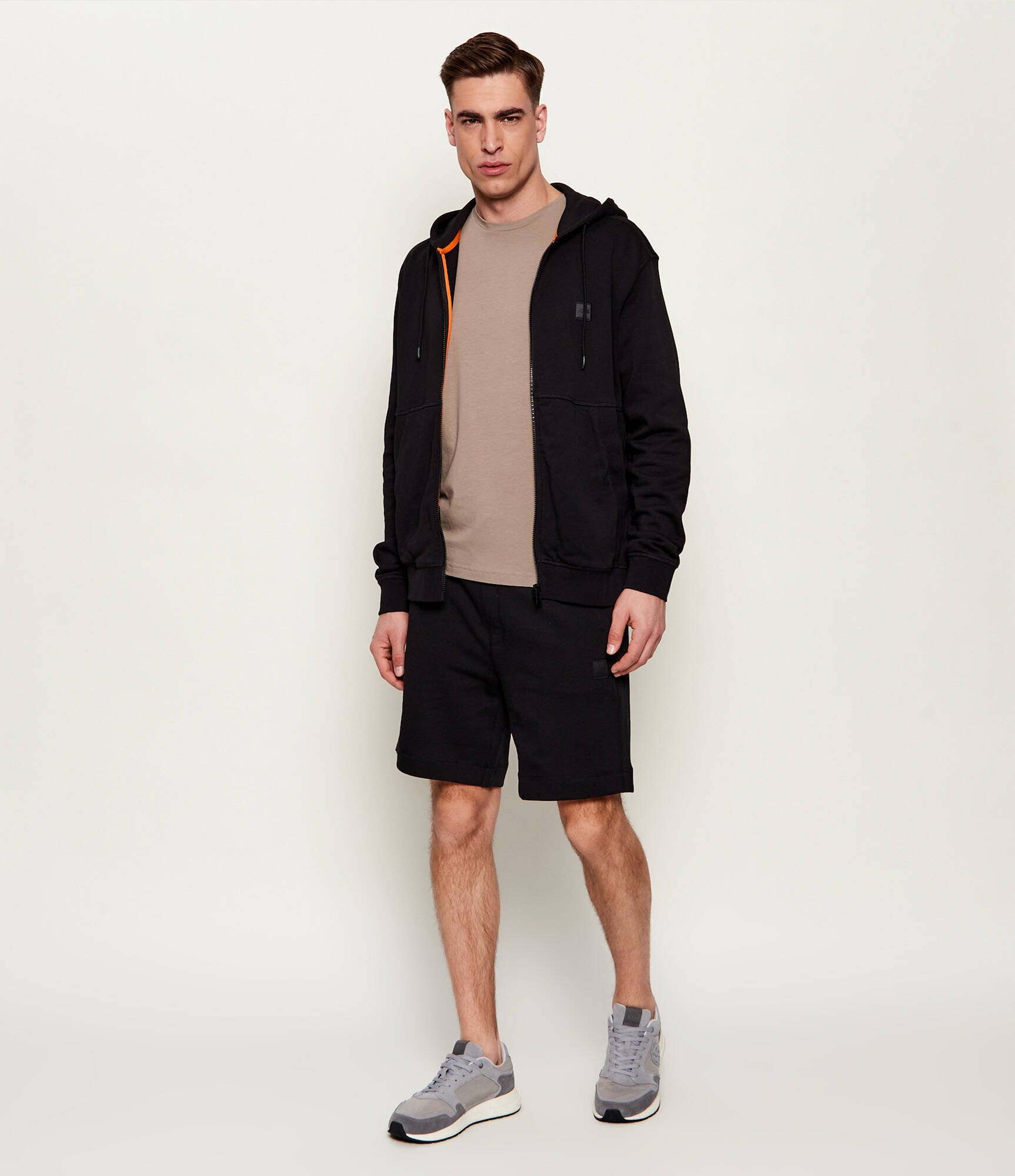 BOSS BLACK Sneakers Vinston_Runn_sdmeBB | piele întoarsă