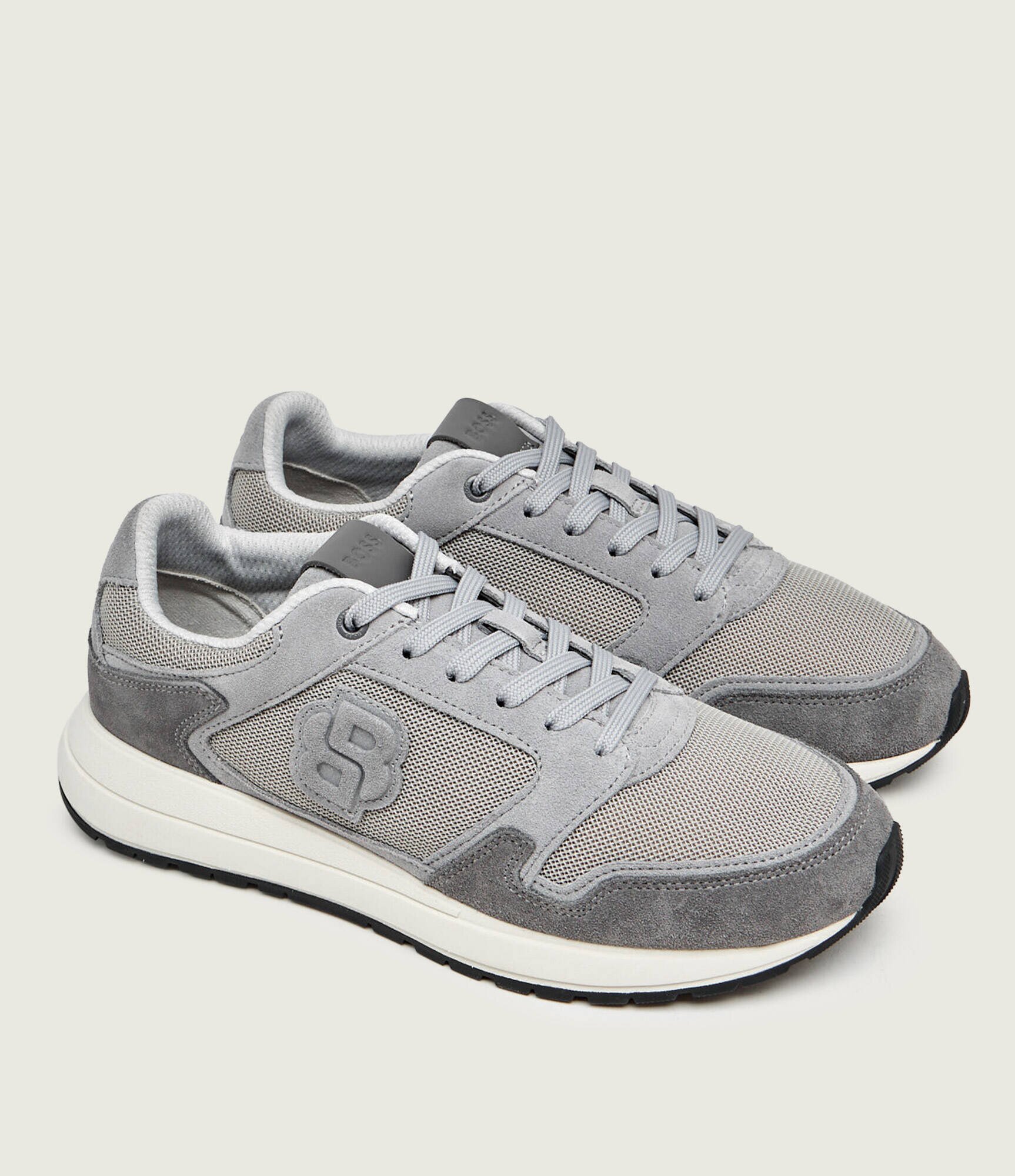 BOSS BLACK Sneakers Vinston_Runn_sdmeBB | piele întoarsă