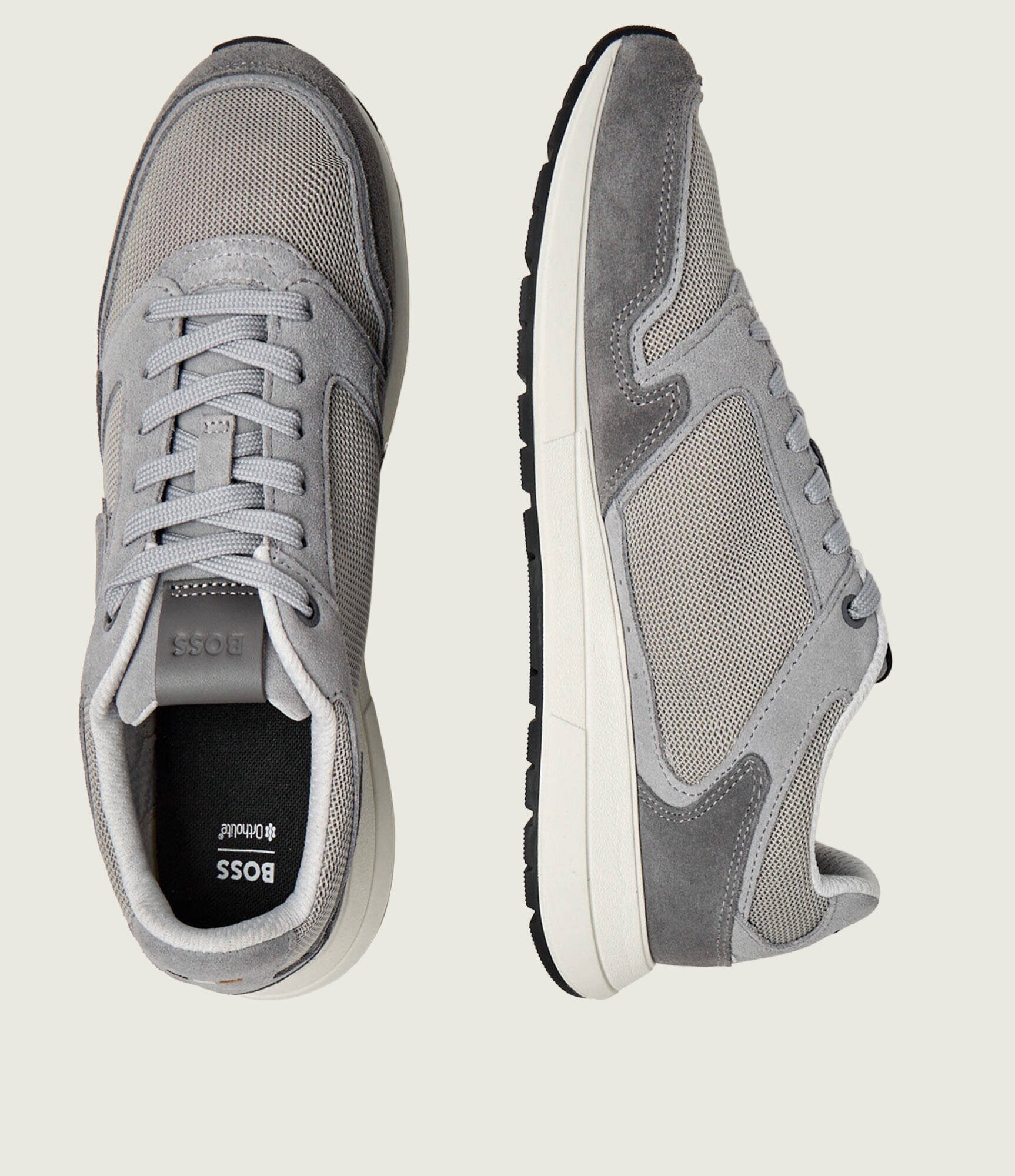 BOSS BLACK Sneakers Vinston_Runn_sdmeBB | piele întoarsă