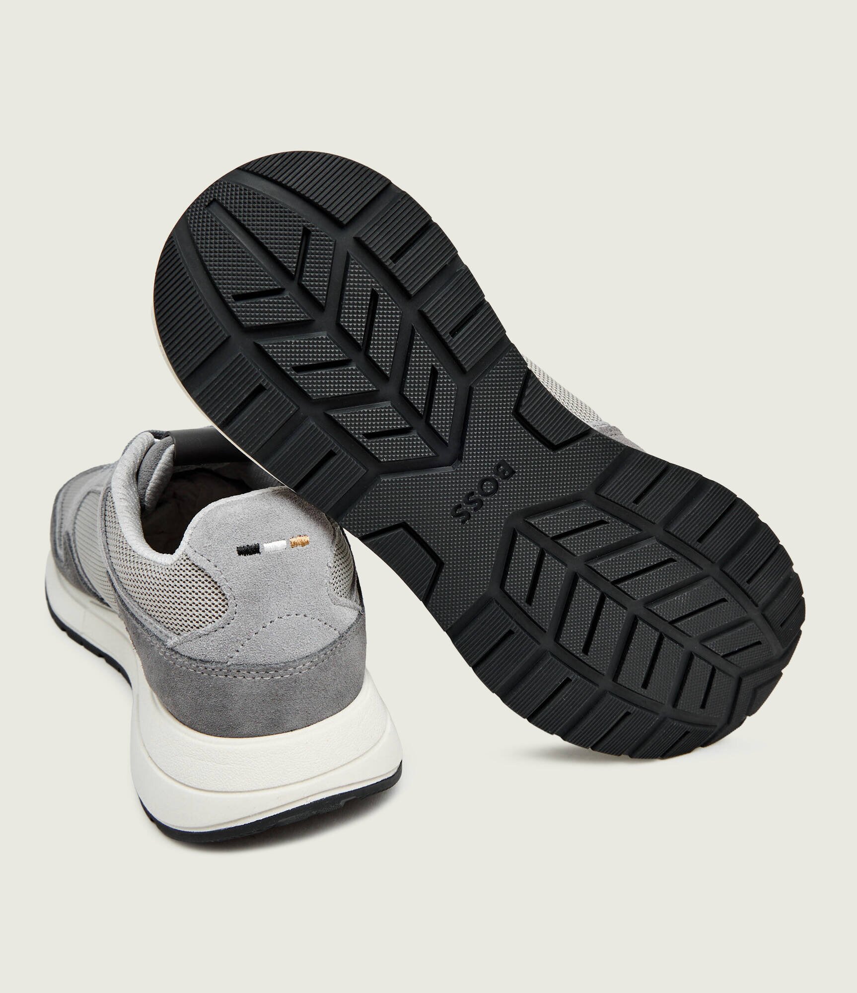 BOSS BLACK Sneakers Vinston_Runn_sdmeBB | piele întoarsă