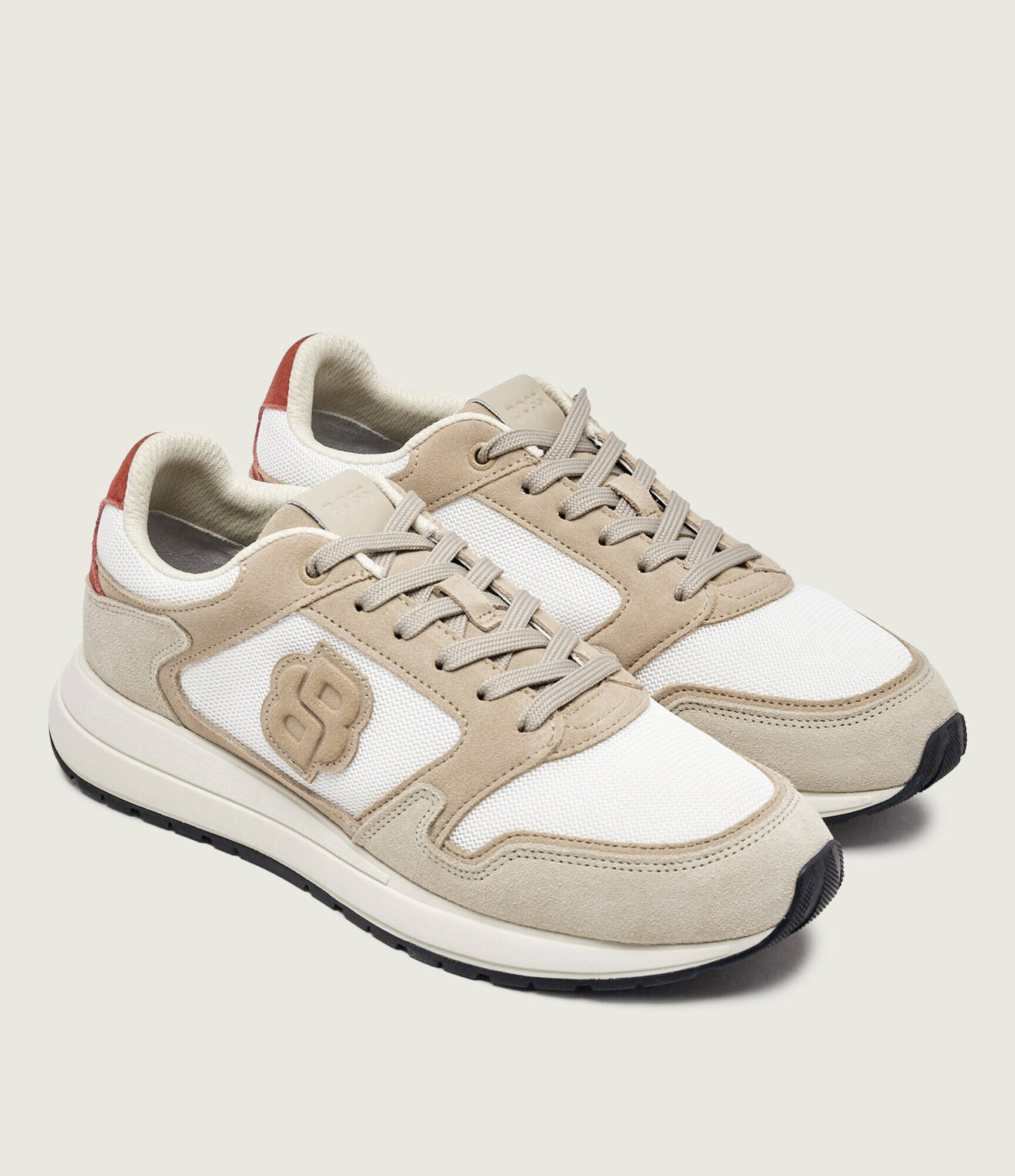 BOSS BLACK Sneakers Vinston_Runn_sdmeBB | piele întoarsă