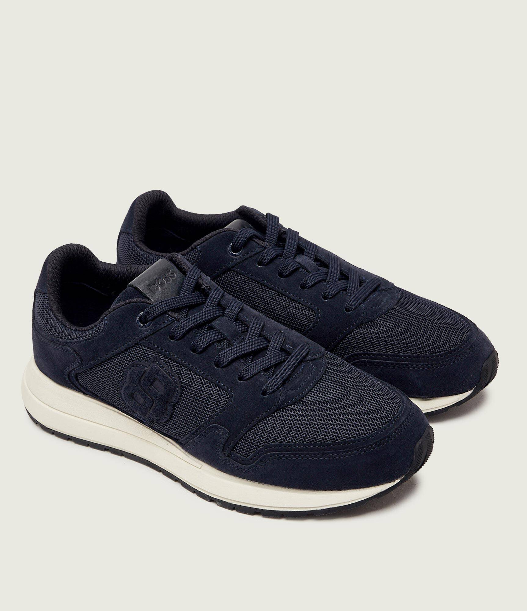 BOSS BLACK Sneakers Vinston_Runn_sdmeBB | piele întoarsă