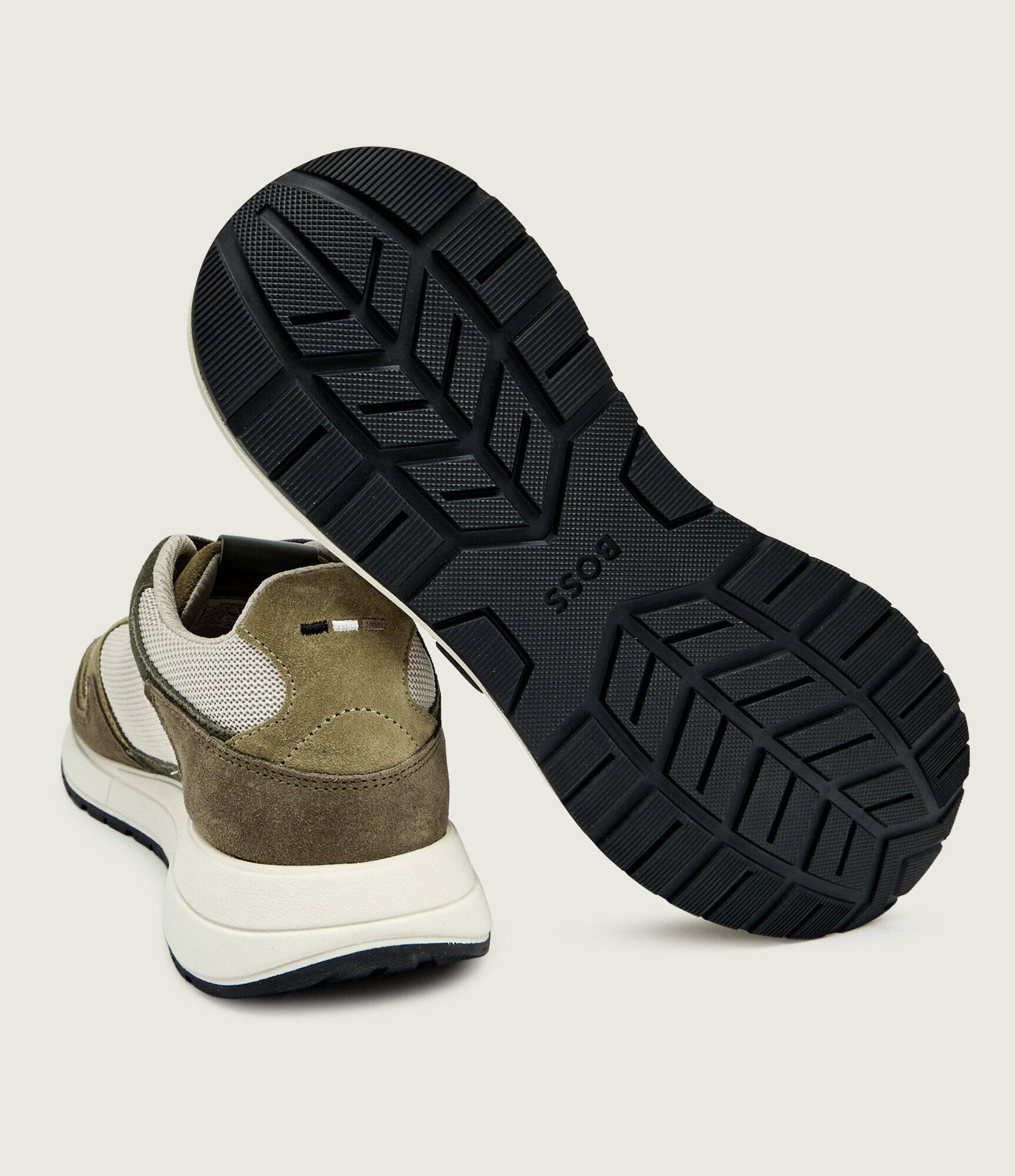 BOSS BLACK Sneakers Vinston_Runn_sdmeBB | piele întoarsă