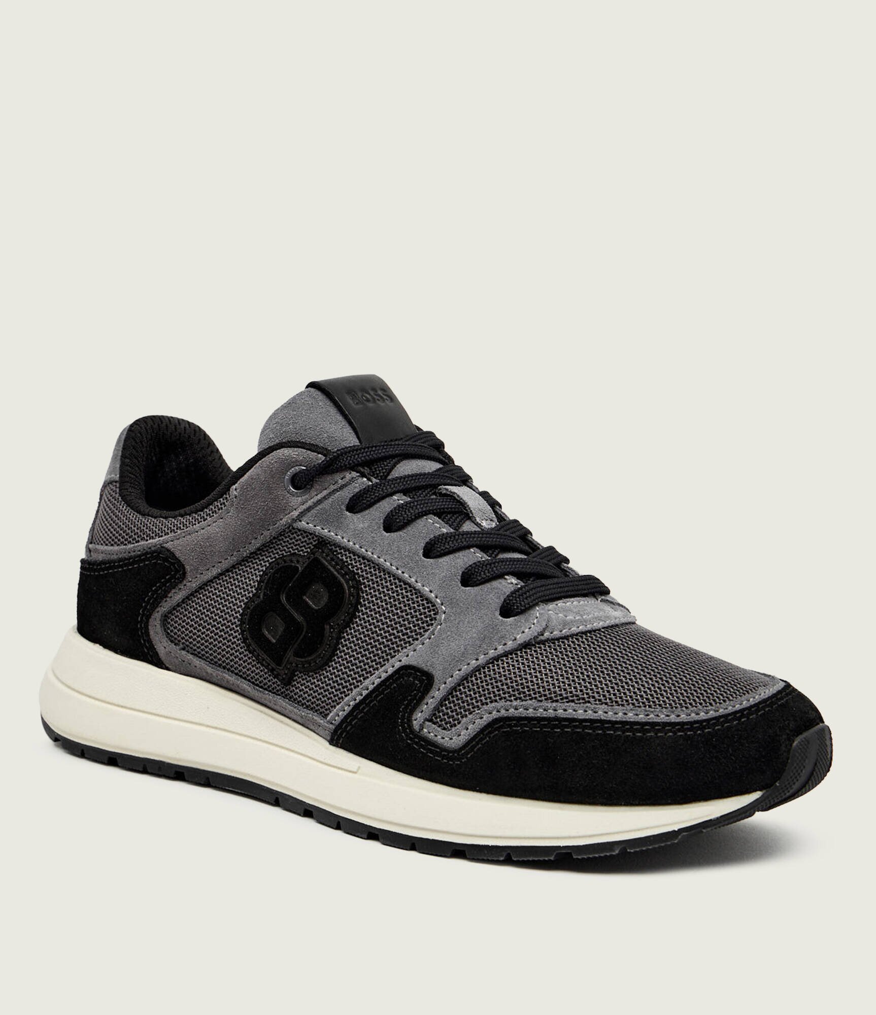 BOSS BLACK Sneakers Vinston_Runn_sdmeBB | piele întoarsă