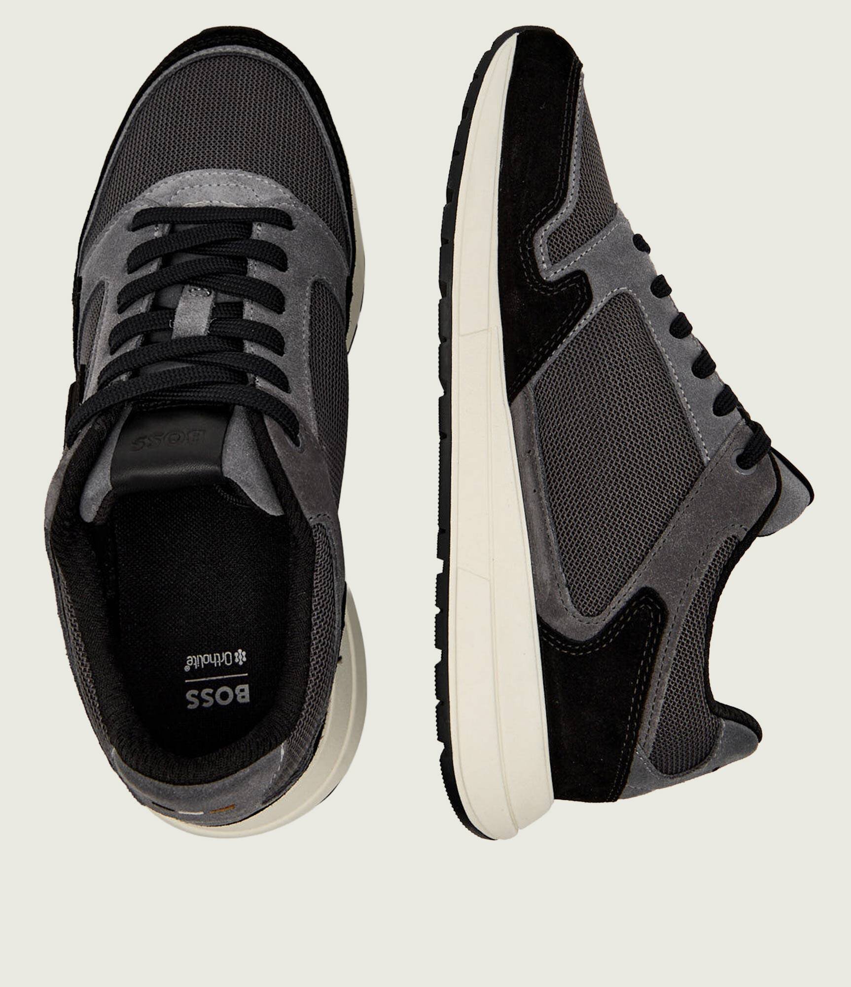 BOSS BLACK Sneakers Vinston_Runn_sdmeBB | piele întoarsă