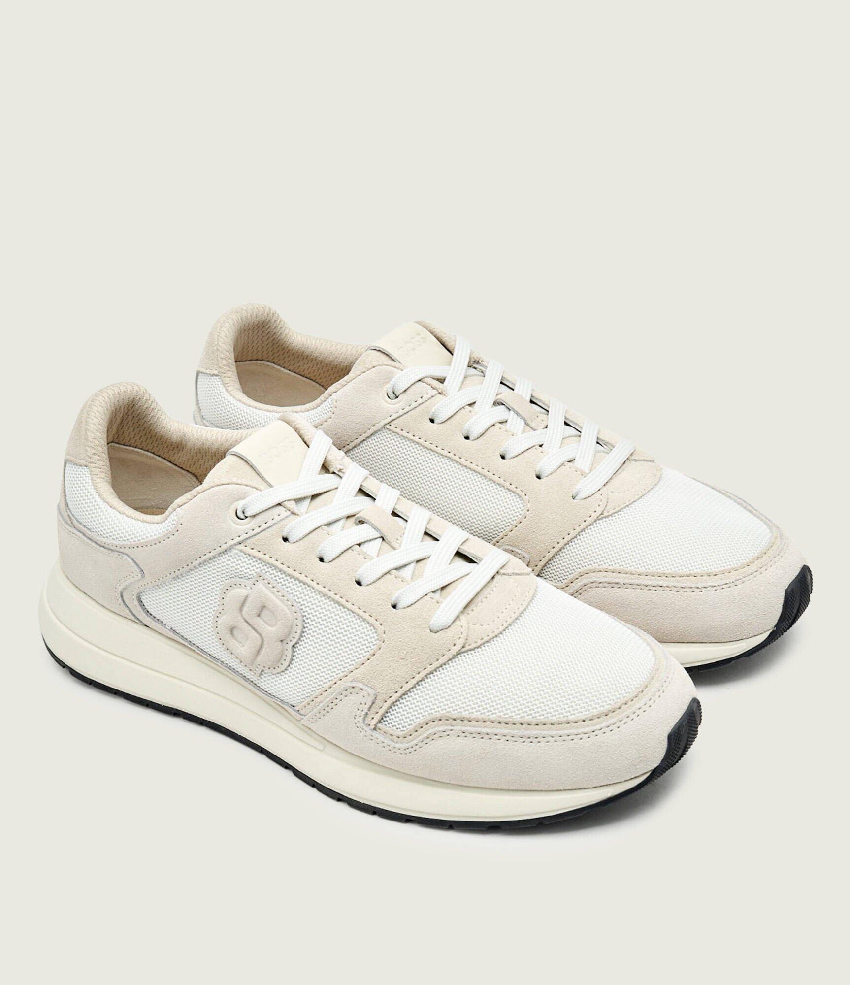 BOSS BLACK Sneakers Vinston_Runn_sdmeBB | piele întoarsă