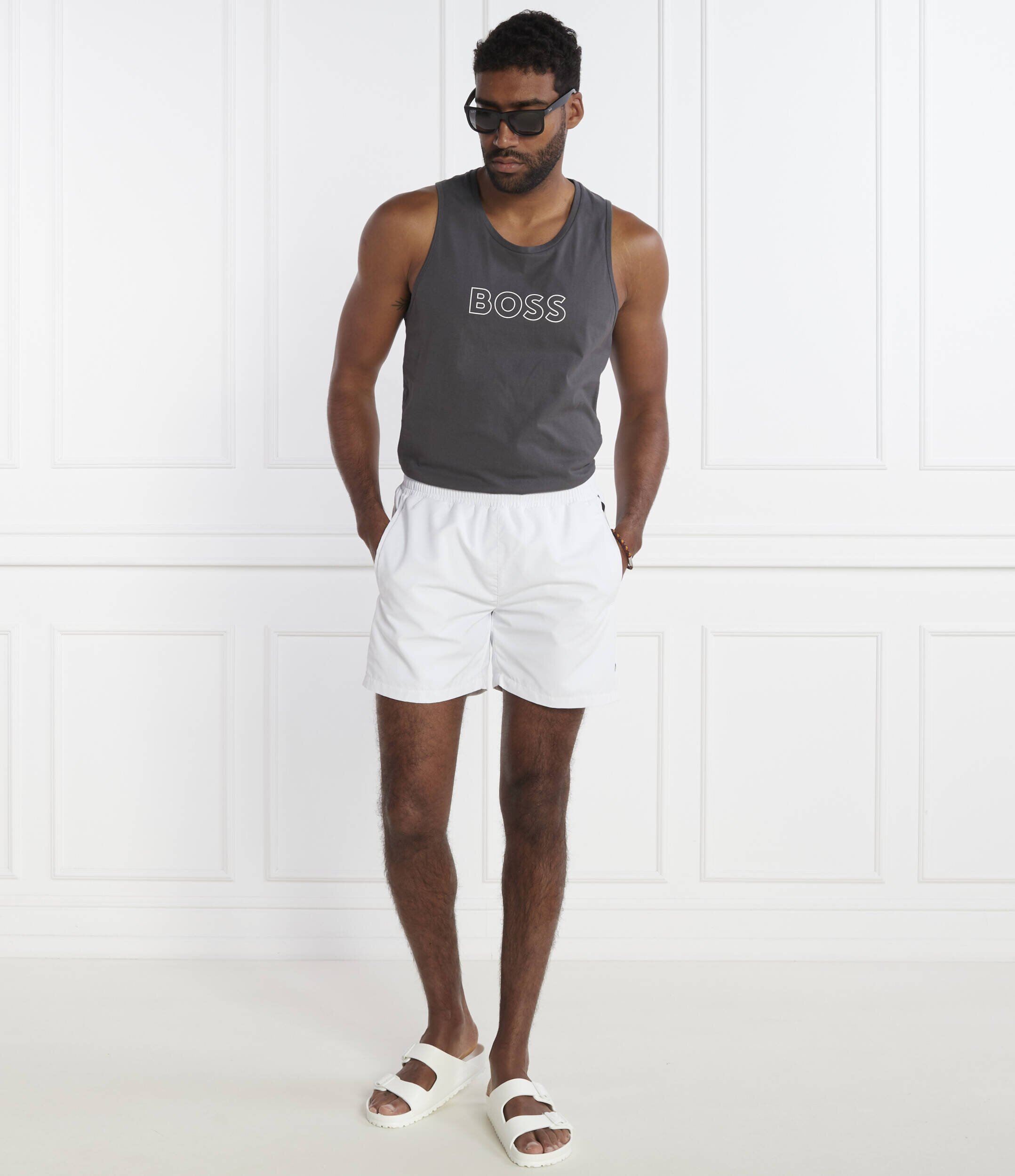 BOSS BLACK Șorți de baie Dolphin | Regular Fit