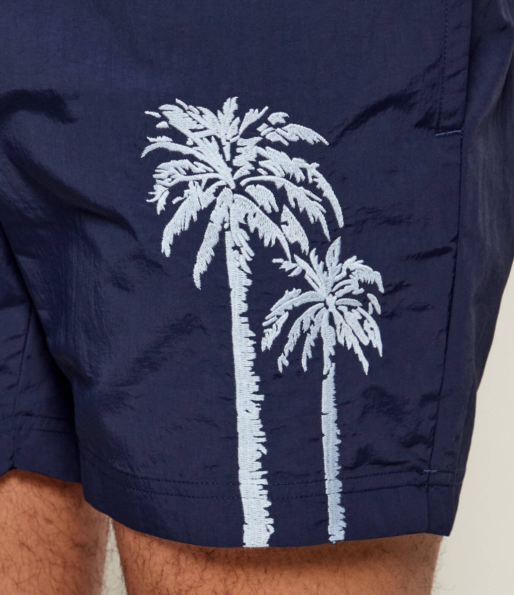 BOSS BLACK Șorți de baie Palm_Embroidery