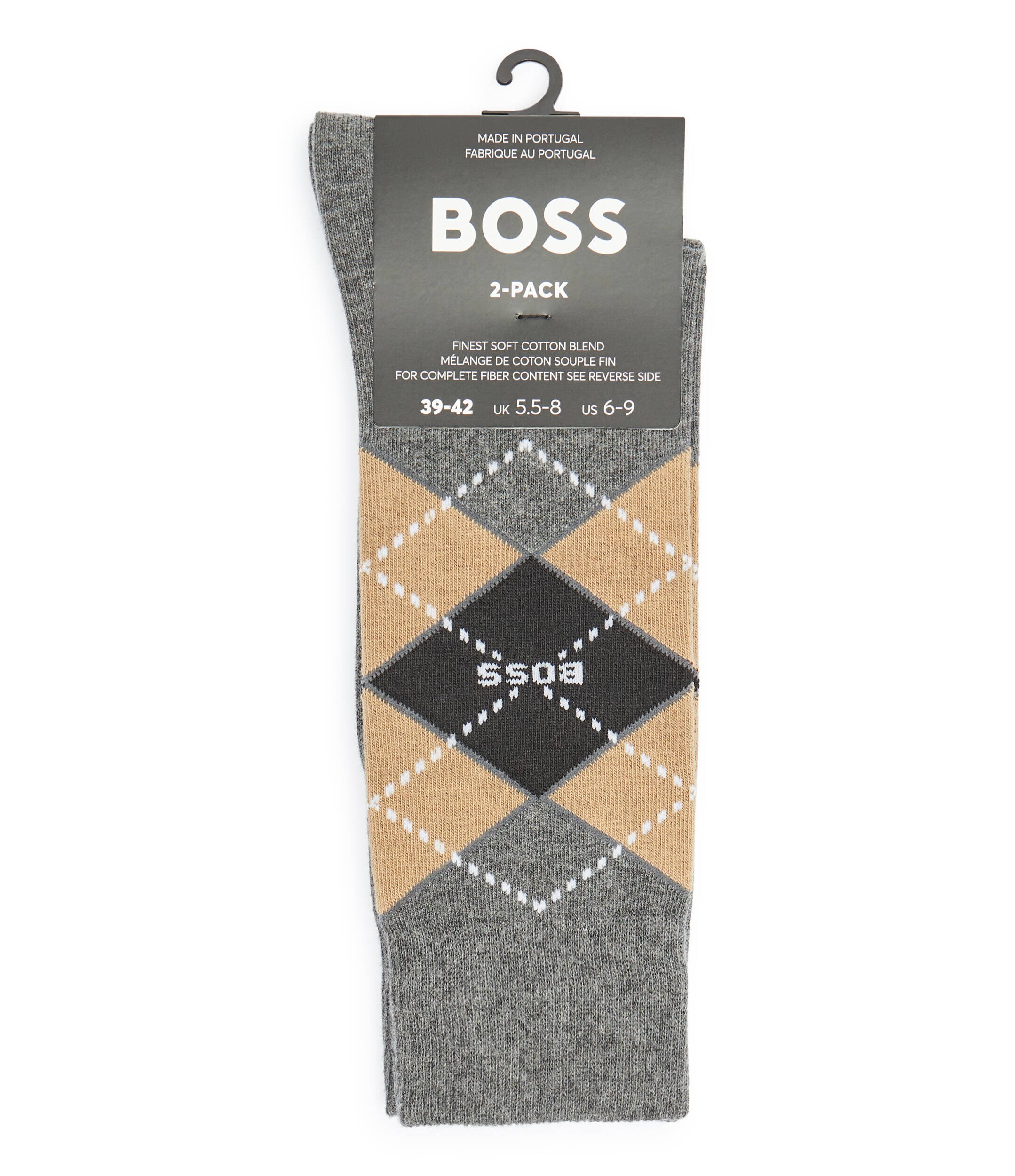 BOSS BLACK Șosete 2-pack 2P RS Argyle CC