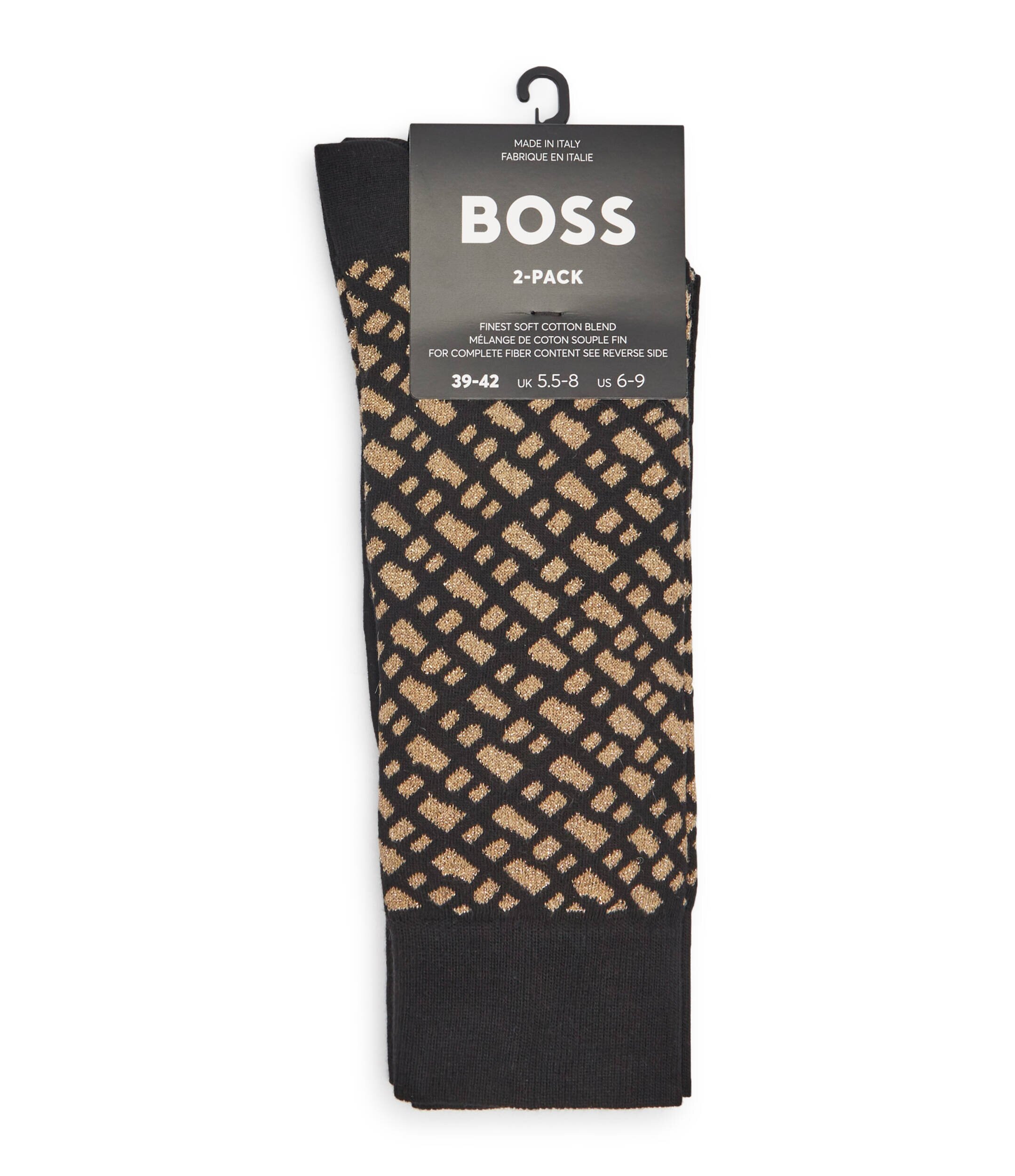 BOSS BLACK Șosete 2-pack 2P RS Shine Mono CC