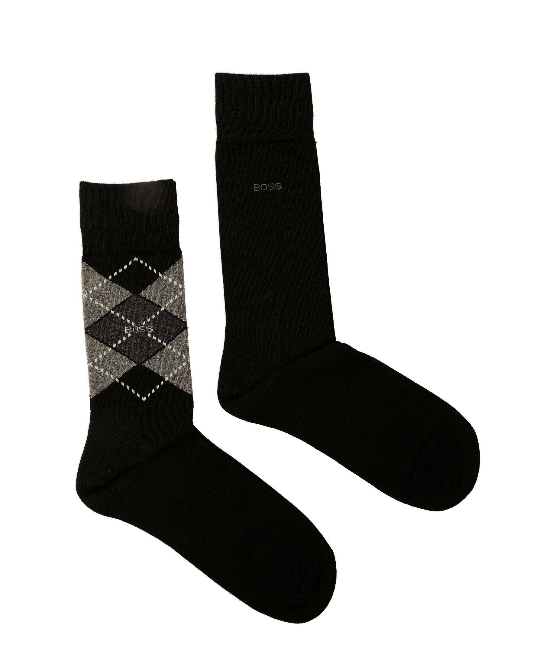 BOSS BLACK Șosete 2-pack Argyle