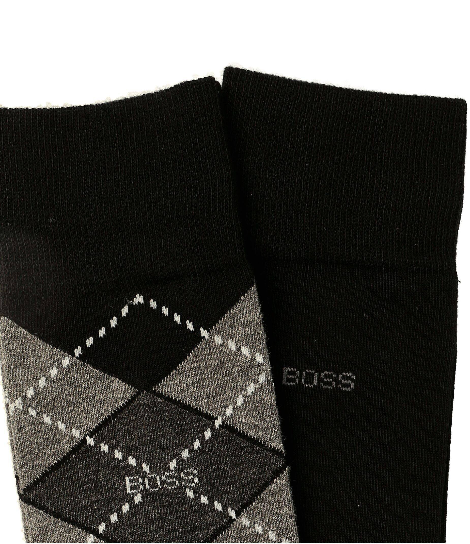 BOSS BLACK Șosete 2-pack Argyle