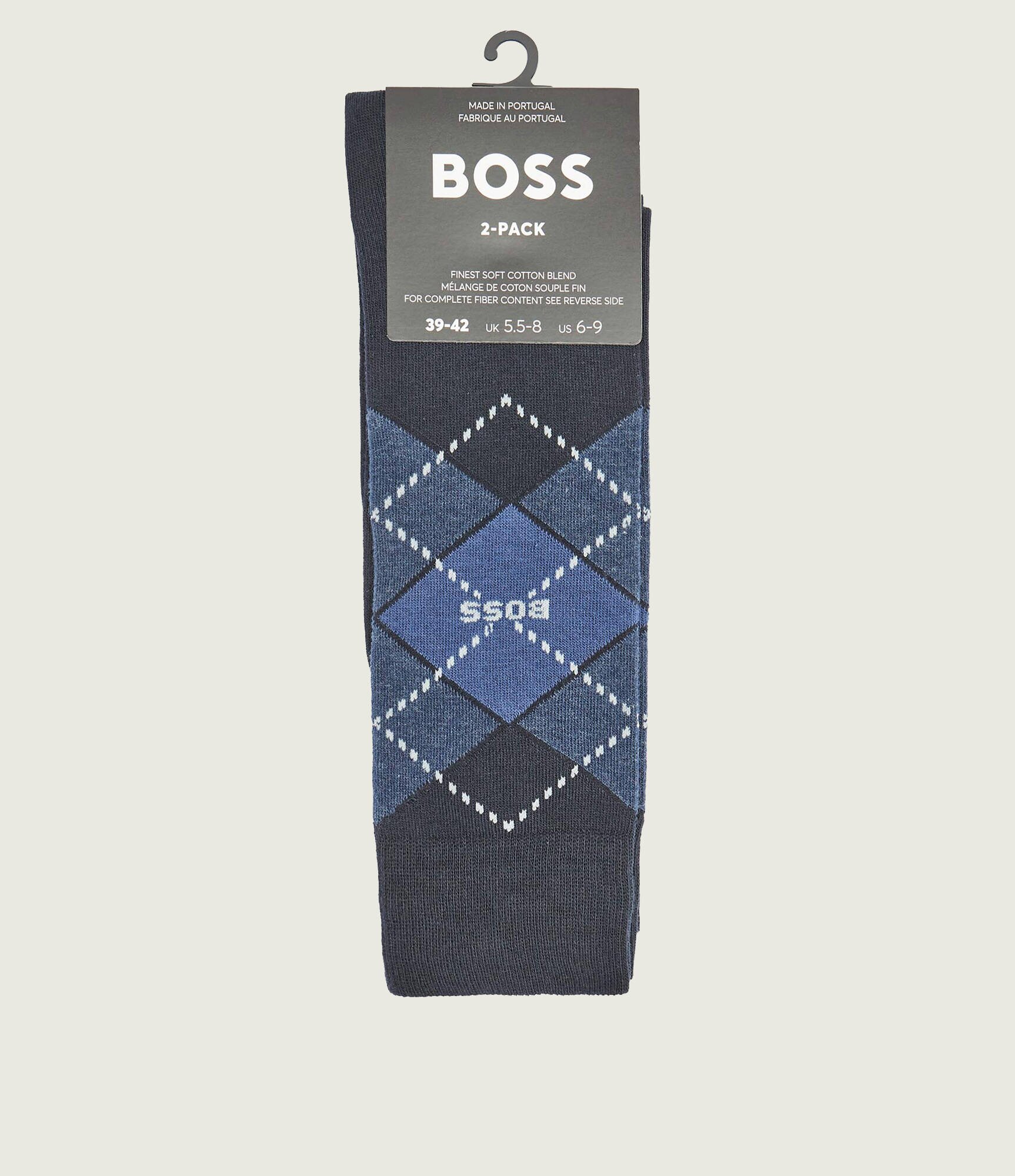 BOSS BLACK Șosete 2-pack Argyle