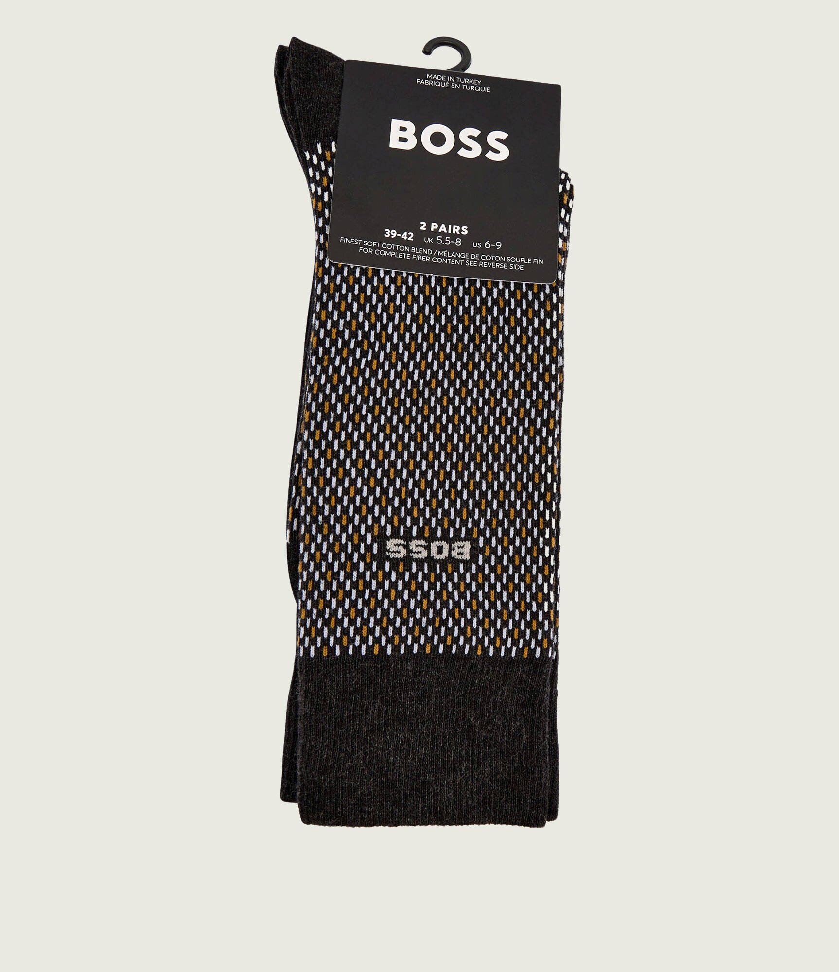 BOSS BLACK Șosete 2-pack RS Minipattern CC