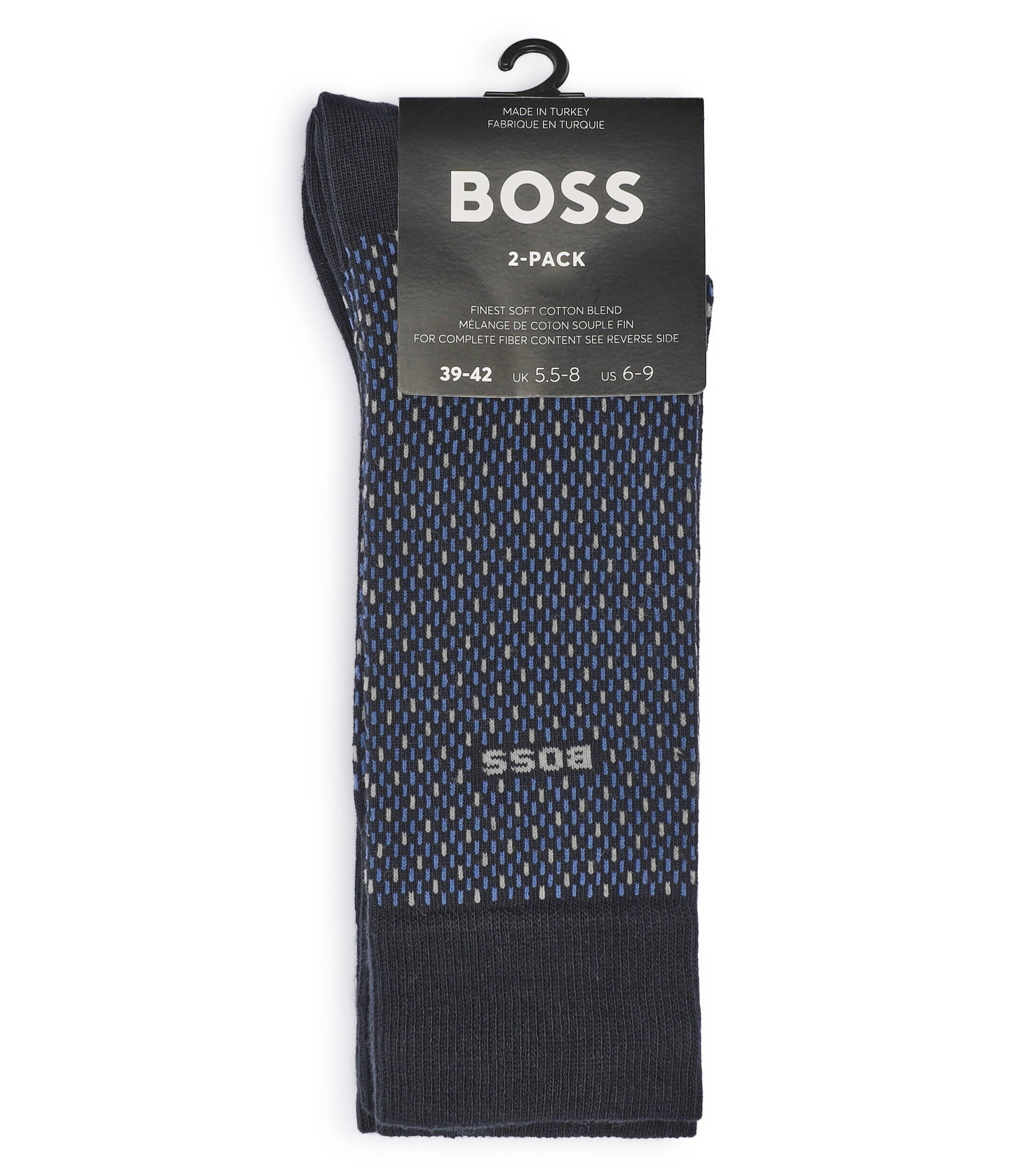 BOSS BLACK Șosete 2-pack RS Minipattern CC