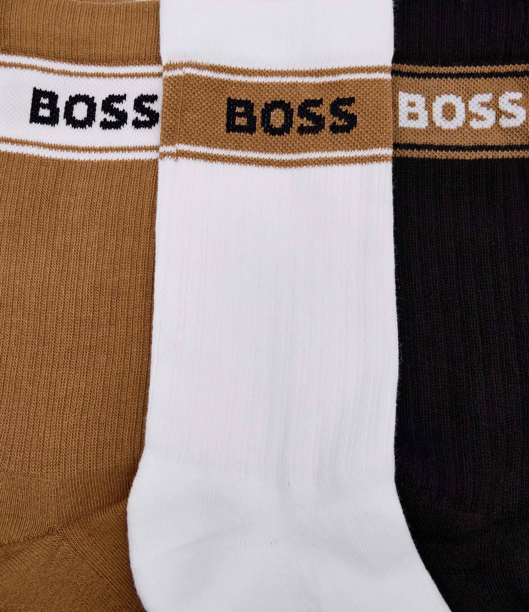 BOSS BLACK Șosete 3-pack 3P QS Rib Stripe CC