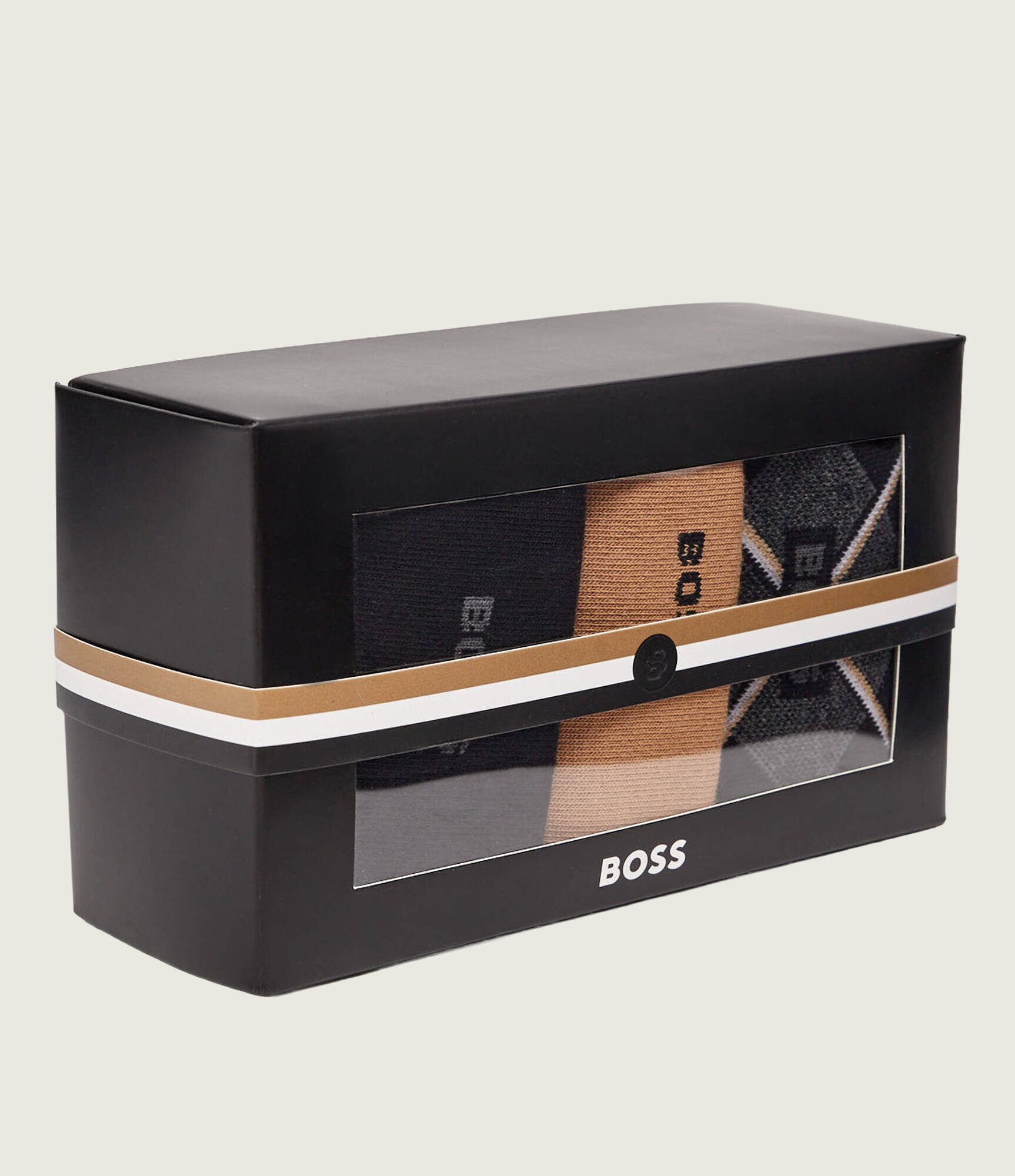 BOSS BLACK Șosete 3-pack Giftset ArgyleCC