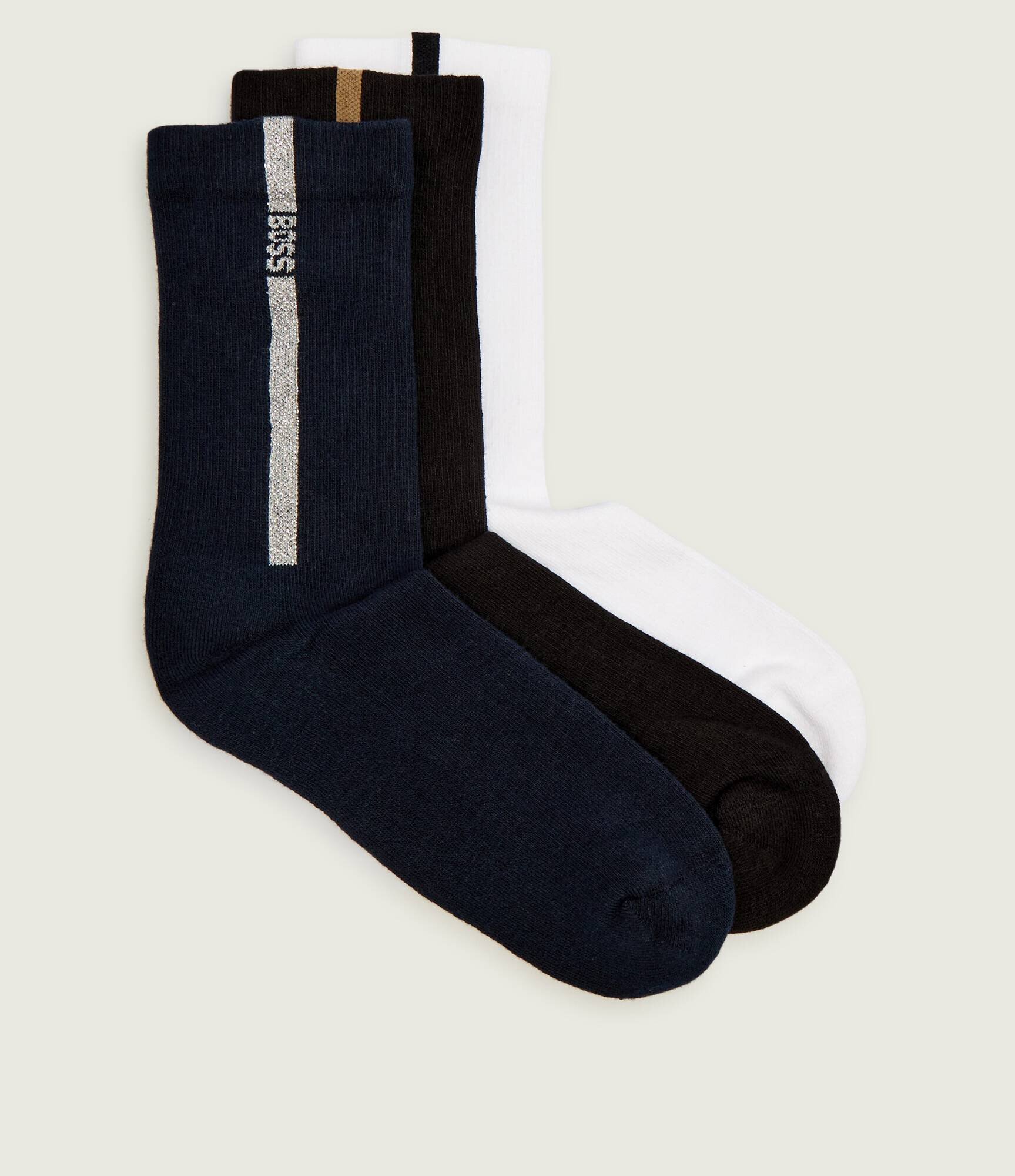 BOSS BLACK Șosete 3-pack Lurex