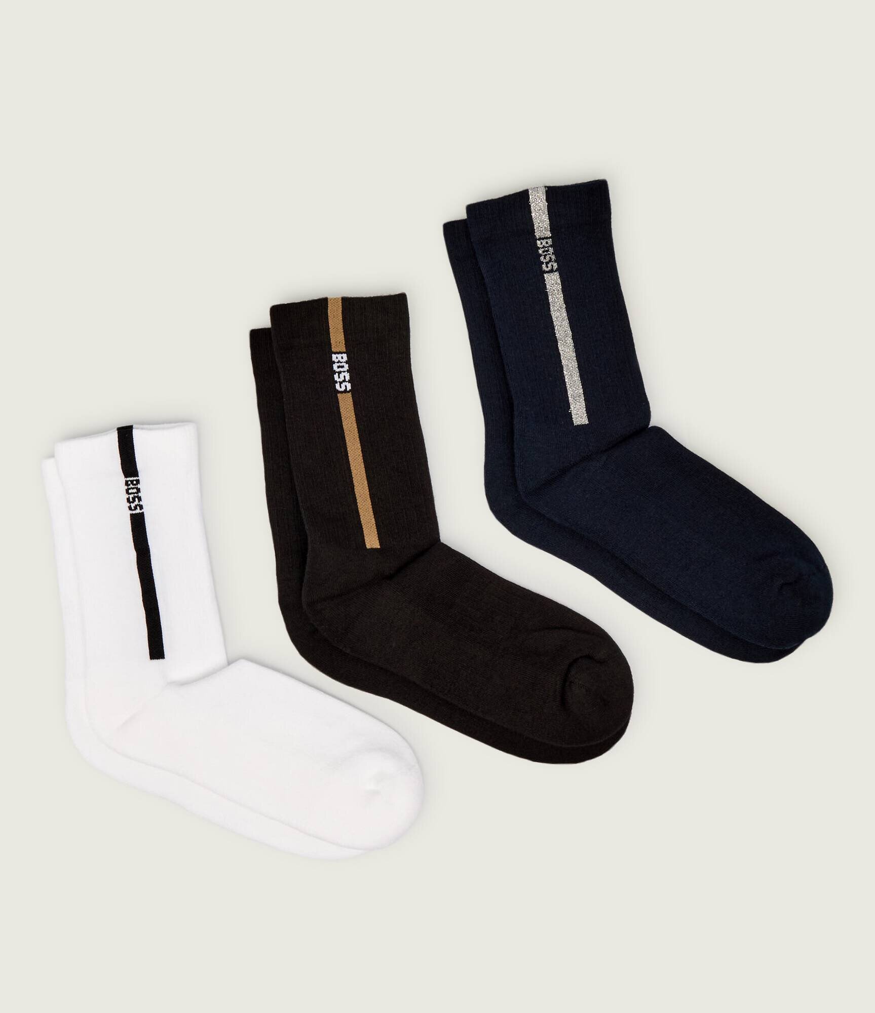 BOSS BLACK Șosete 3-pack Lurex